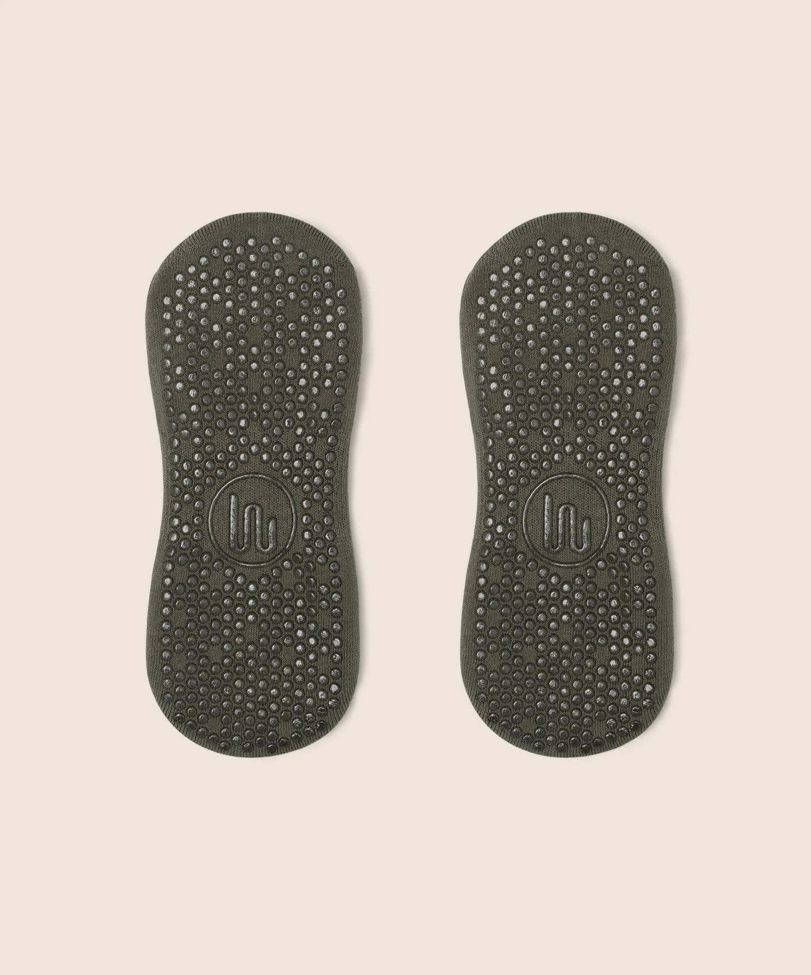 Low Rise Grip Socks - Khaki Edge sold by MoveActive product image thumbnail 4