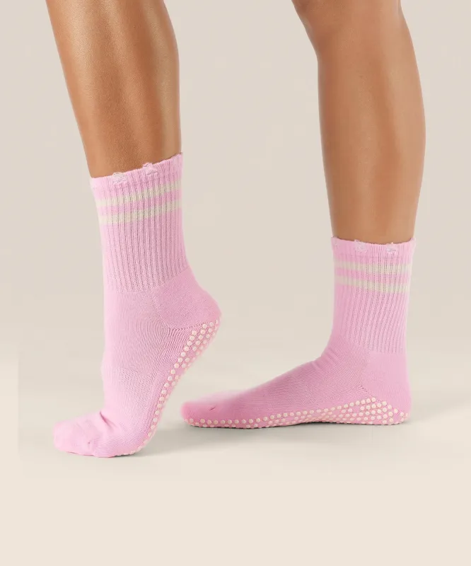 Crew Grip Socks - Edgy Cool Pink sold by MoveActive