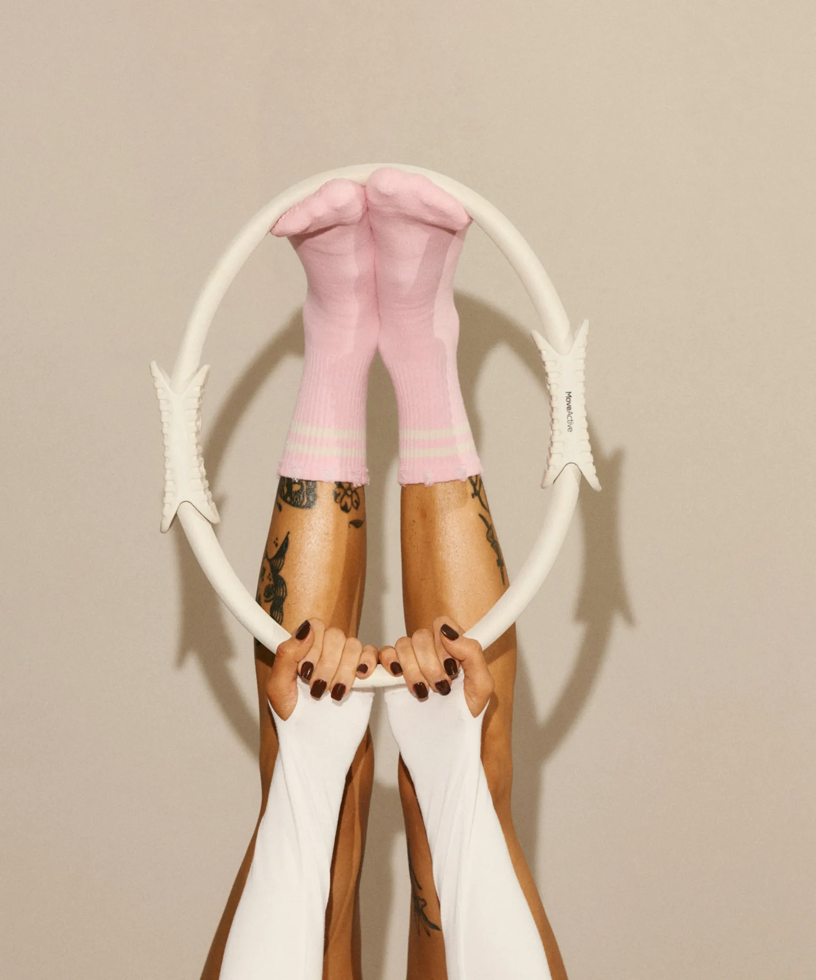 Crew Grip Socks - Edgy Cool Pink sold by MoveActive product image thumbnail 4