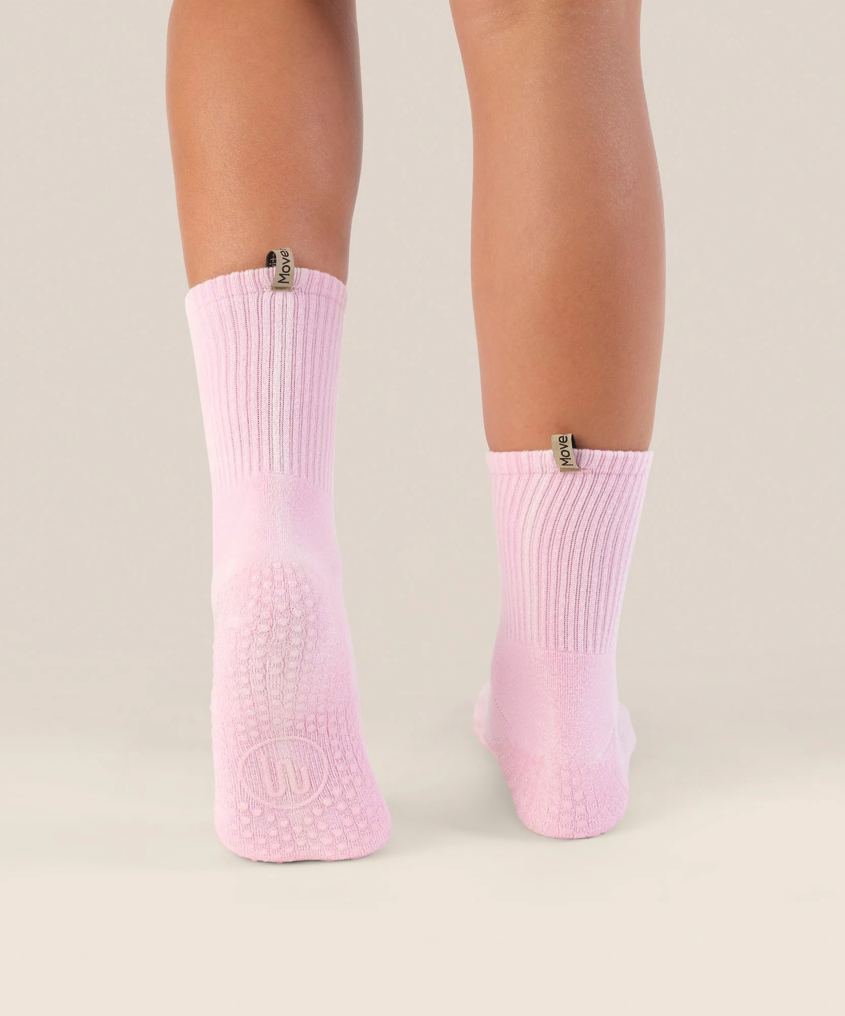 Crew Grip Socks - Vintage Rib Cool Pink sold by MoveActive product image thumbnail 2