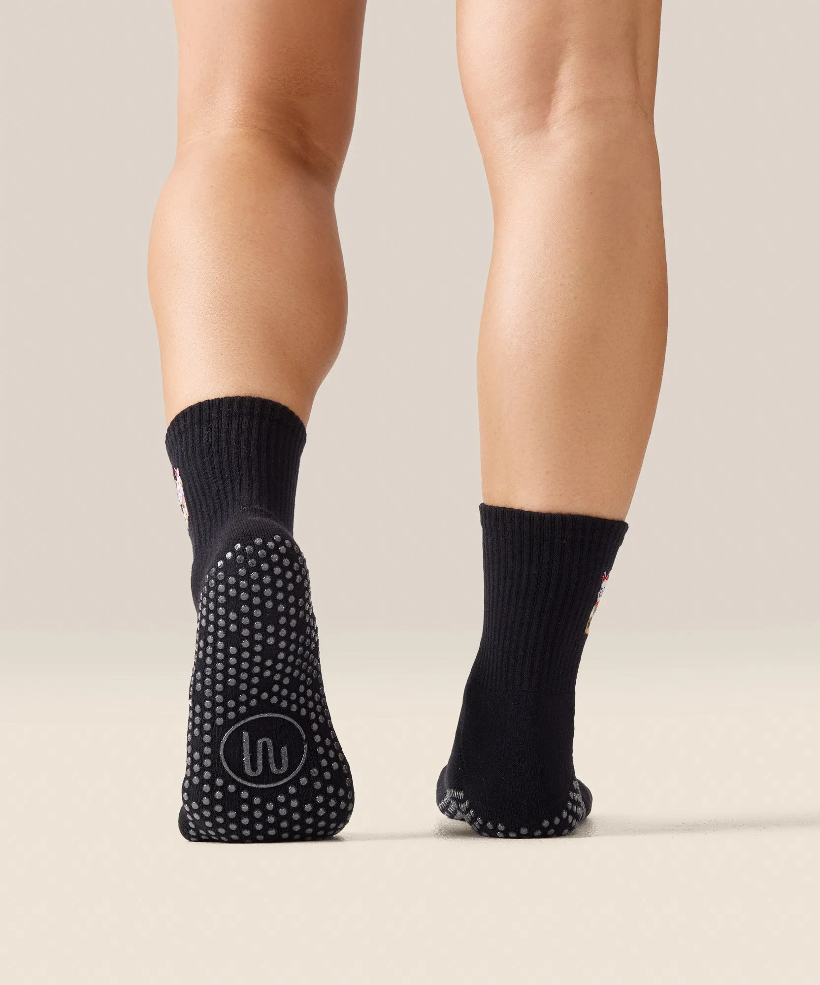 Crew Grip Socks - Fortune Kitty Black sold by MoveActive product image thumbnail 2
