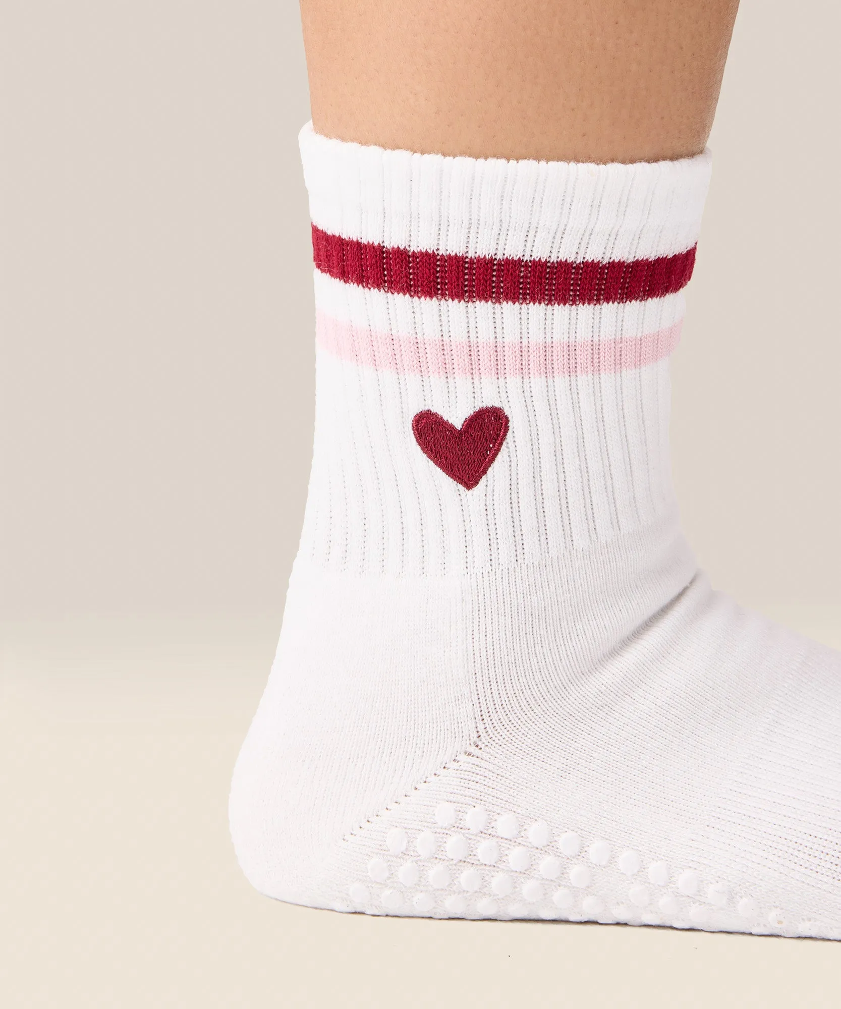 Crew Grip Socks - Sweet Stripe Love sold by MoveActive product image thumbnail 4