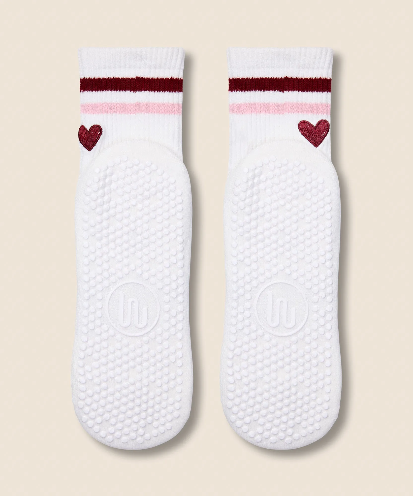 Crew Grip Socks - Sweet Stripe Love sold by MoveActive product image thumbnail 5
