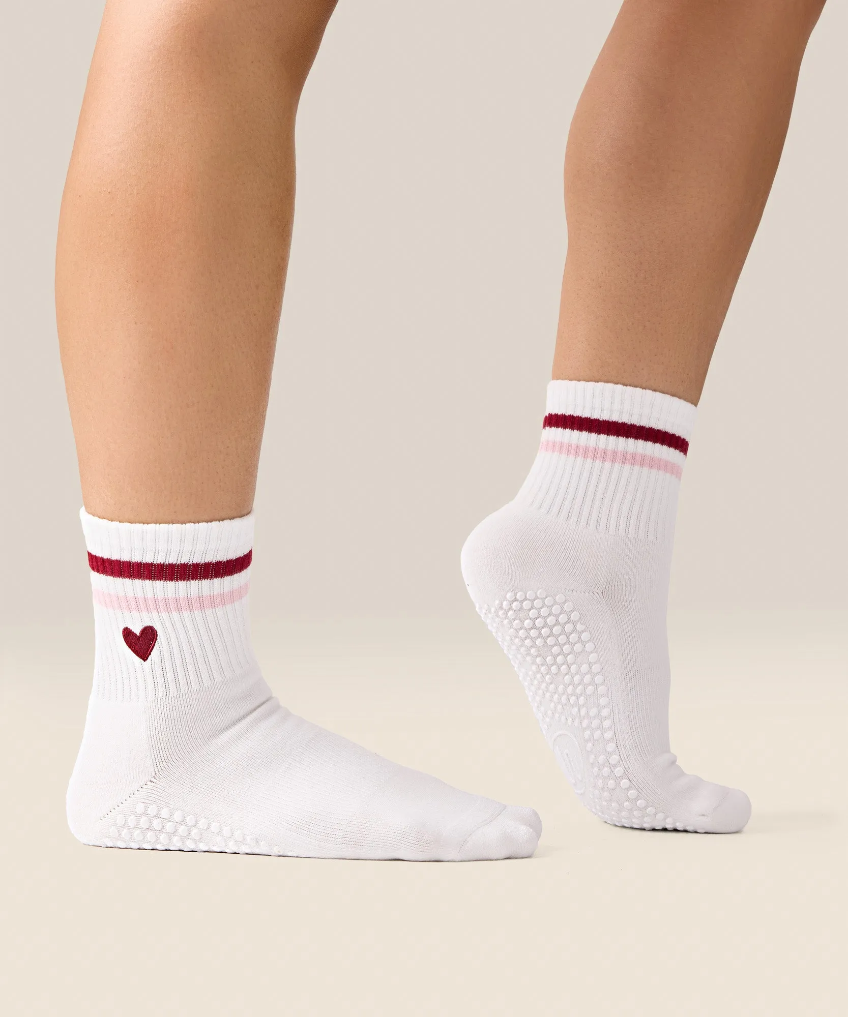 Crew Grip Socks - Sweet Stripe Love sold by MoveActive product image thumbnail 3