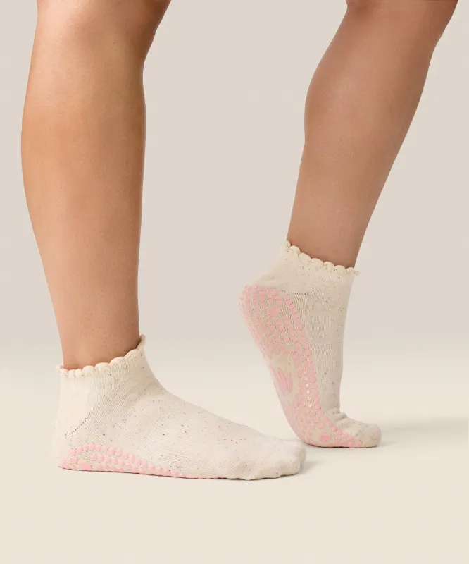 Low Rise Grip Socks - Love Confetti sold by MoveActive