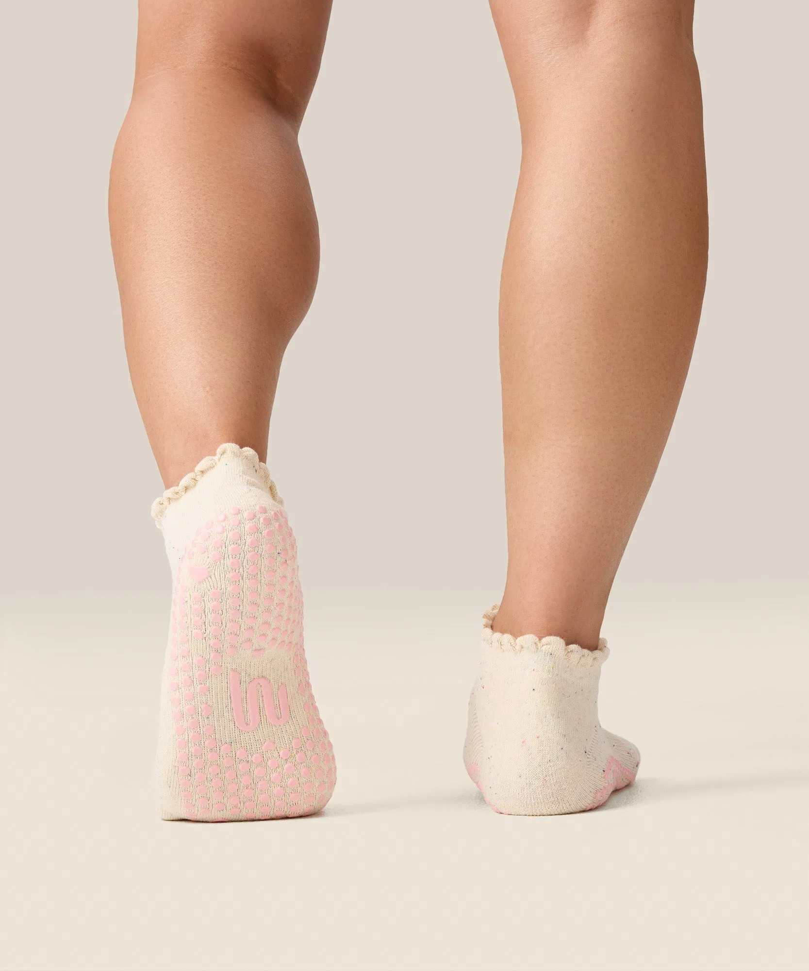 Low Rise Grip Socks - Love Confetti sold by MoveActive product image thumbnail 2