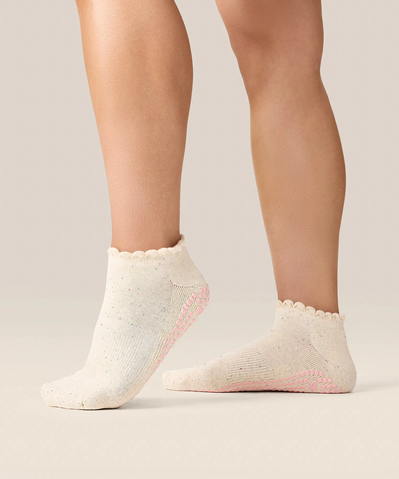 Low Rise Grip Socks - Love Confetti sold by MoveActive product image thumbnail 3