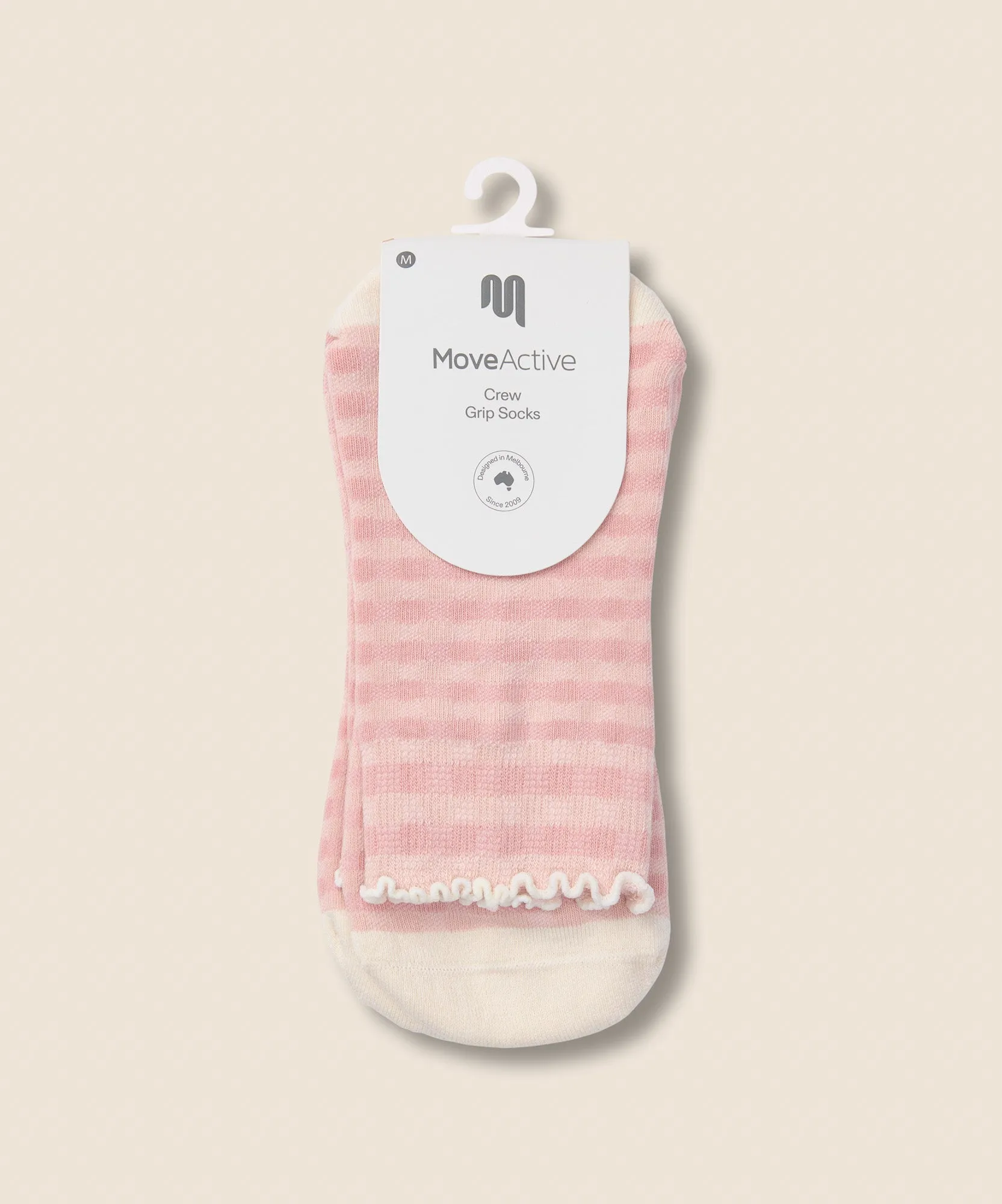 Crew Grip Socks - Gingham Frill Rose sold by MoveActive product image thumbnail 5