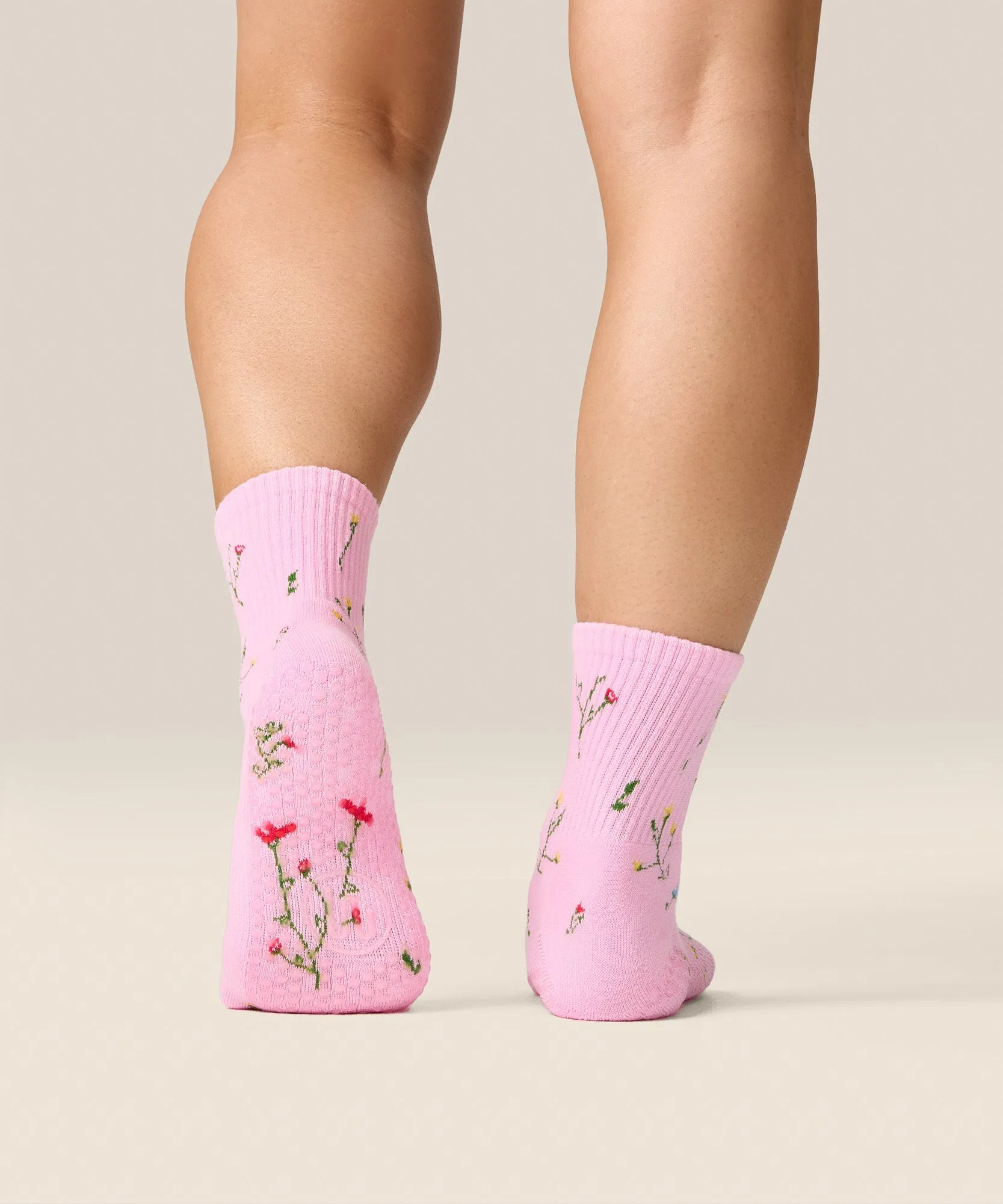 Crew Grip Socks - Wildflower Pink sold by MoveActive product image thumbnail 2