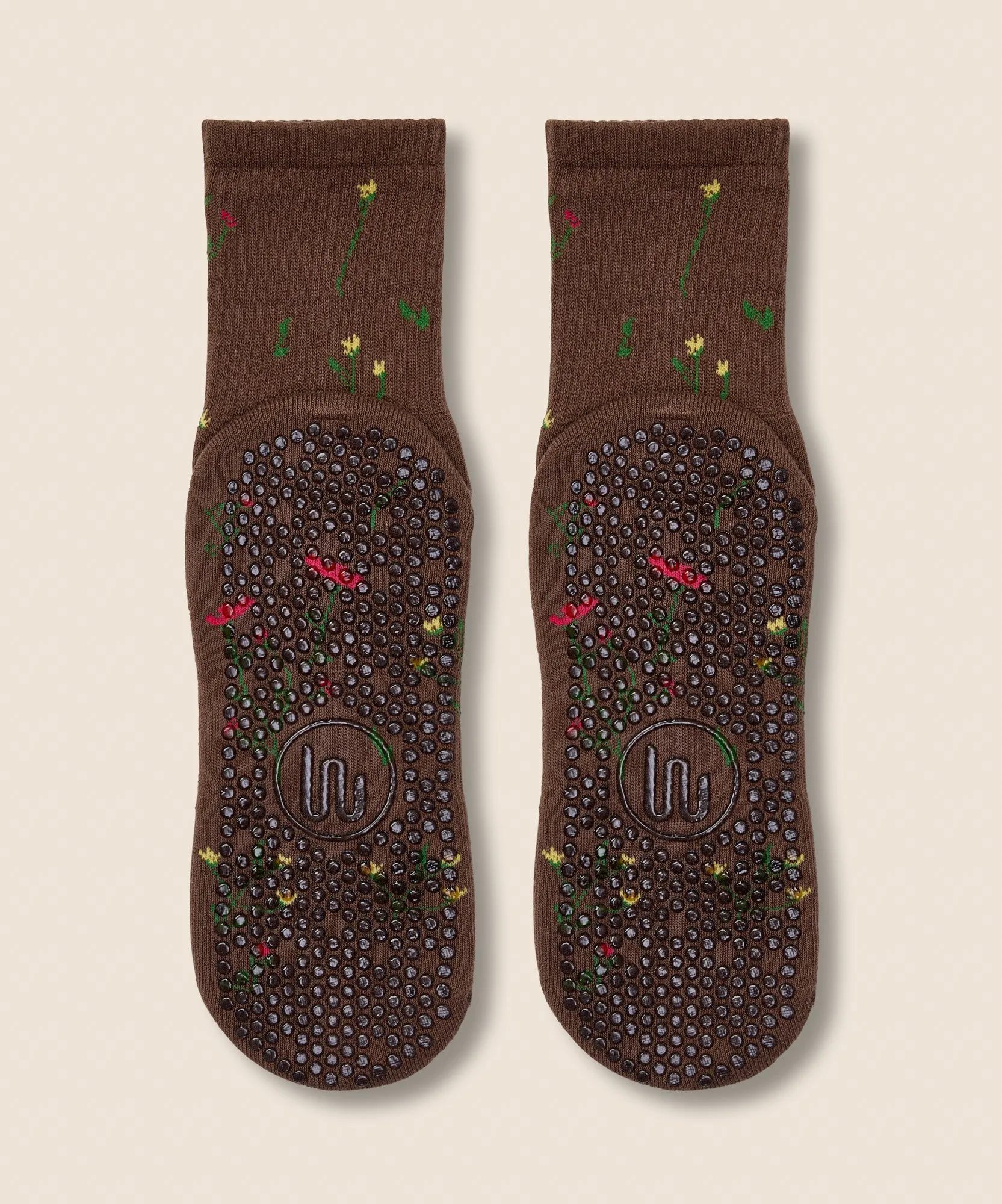 Crew Grip Socks - Wildflower Brown sold by MoveActive product image thumbnail 4
