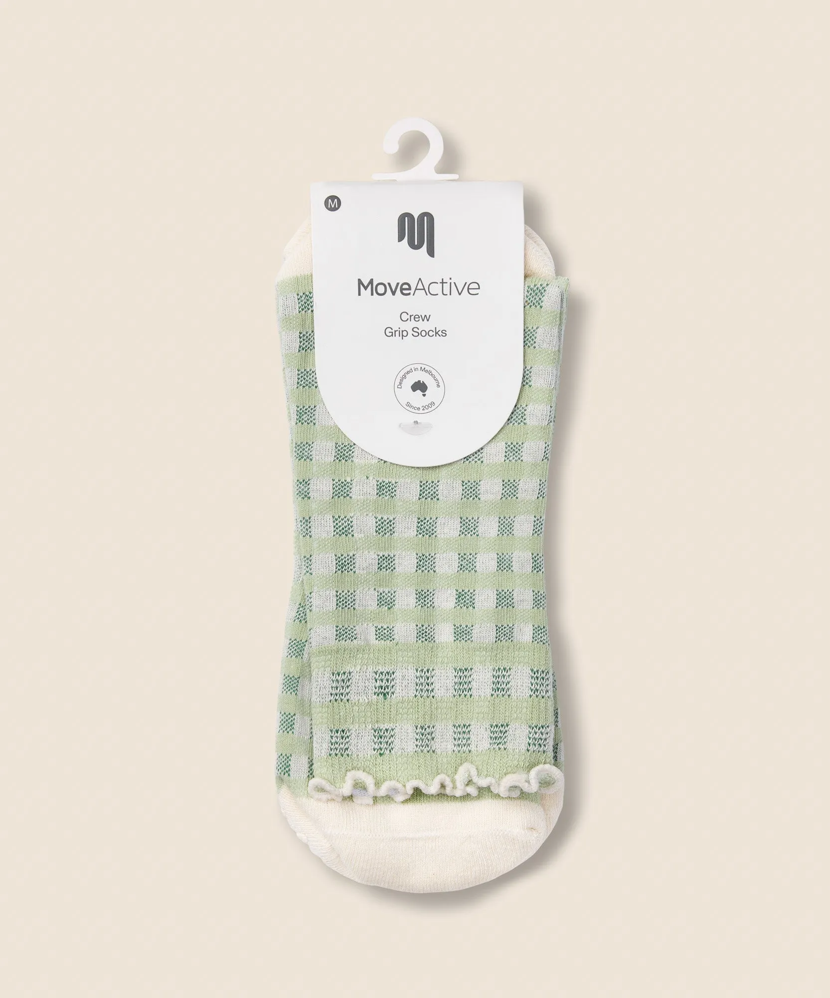 Crew Grip Socks - Gingham Frill Mint sold by MoveActive product image thumbnail 5