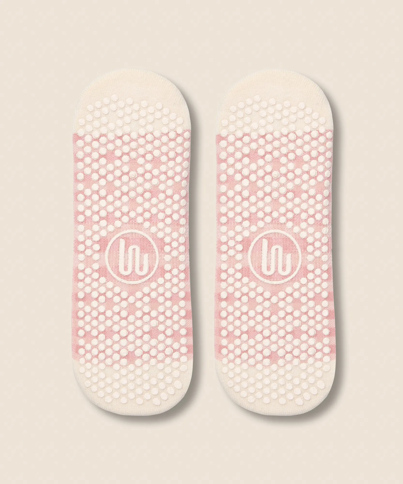 Low Rise Grip Socks - Gingham Frill Rose sold by MoveActive product image thumbnail 4
