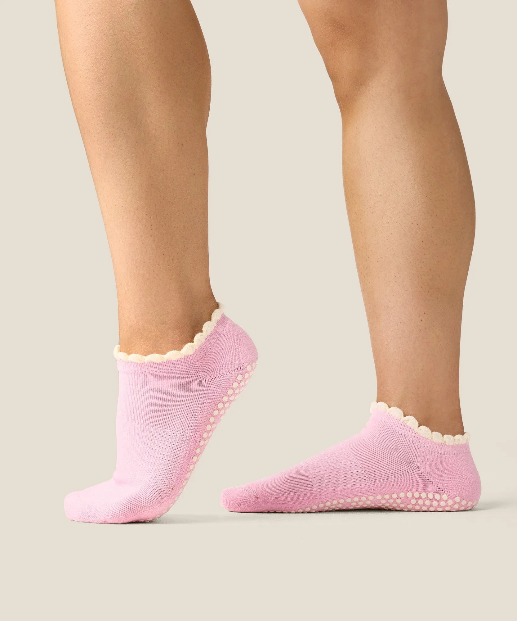 Low Rise Grip Socks - Candy Frill sold by MoveActive