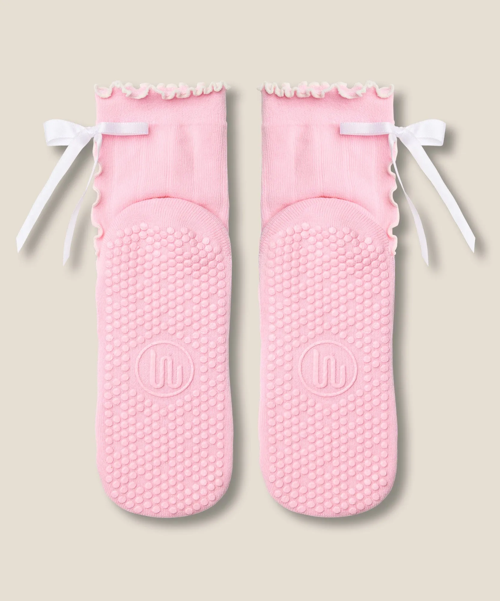 Crew Grip Socks - Sweet Bow Pink sold by MoveActive product image thumbnail 4