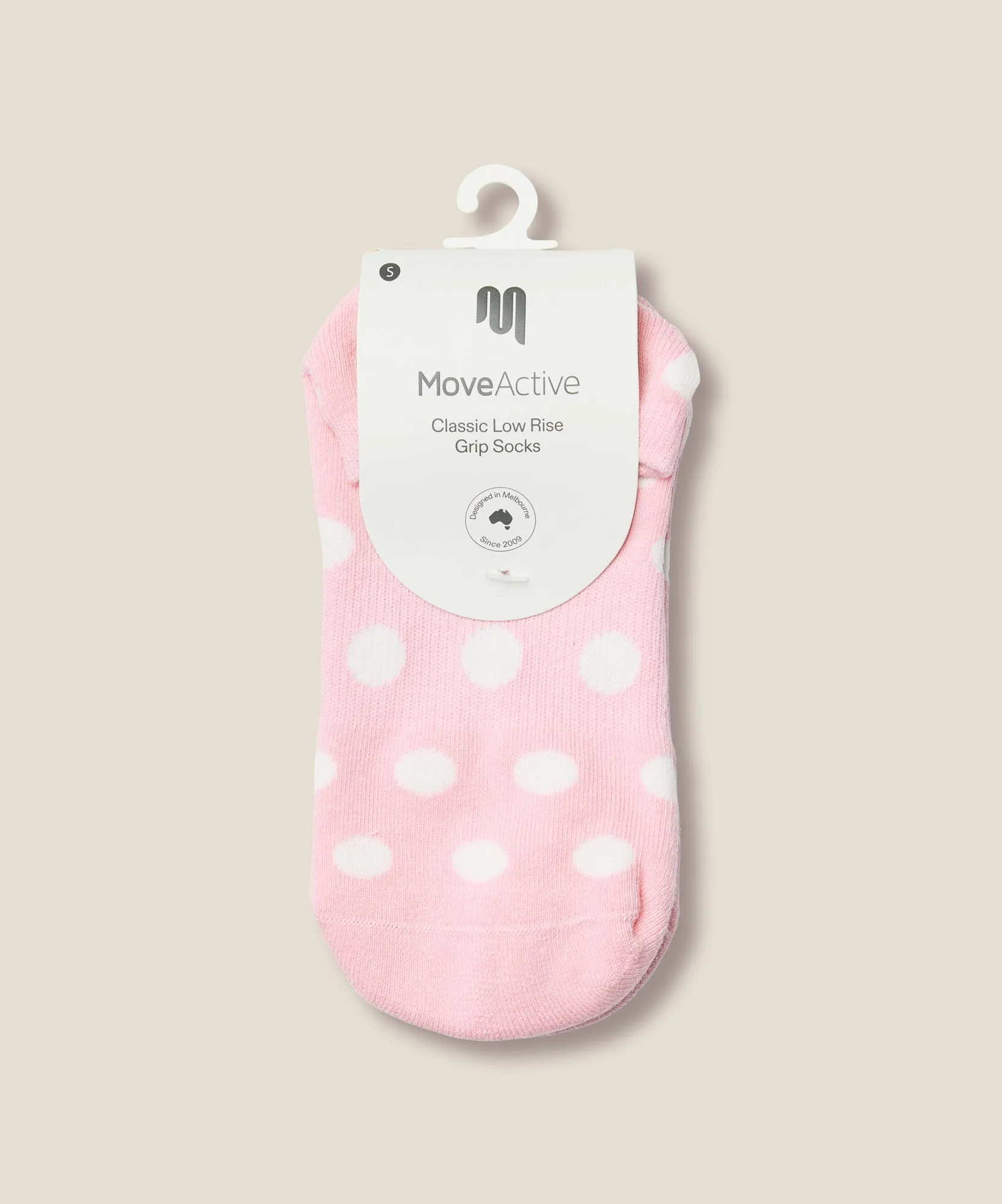 Low Rise Grip Socks - Polka Dot Pink sold by MoveActive product image thumbnail 5