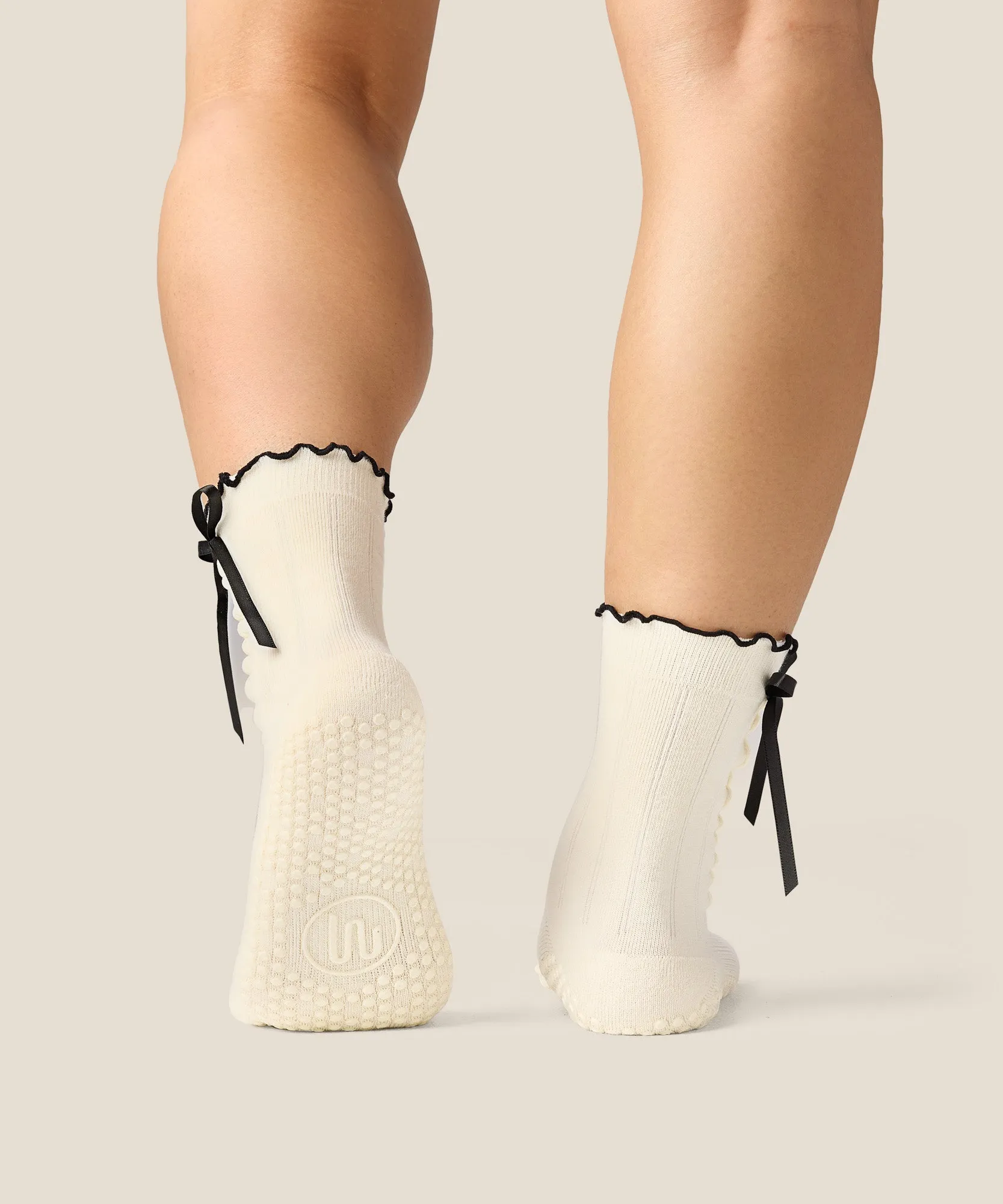 Crew Grip Socks - Sweet Bow Ivory sold by MoveActive product image thumbnail 2