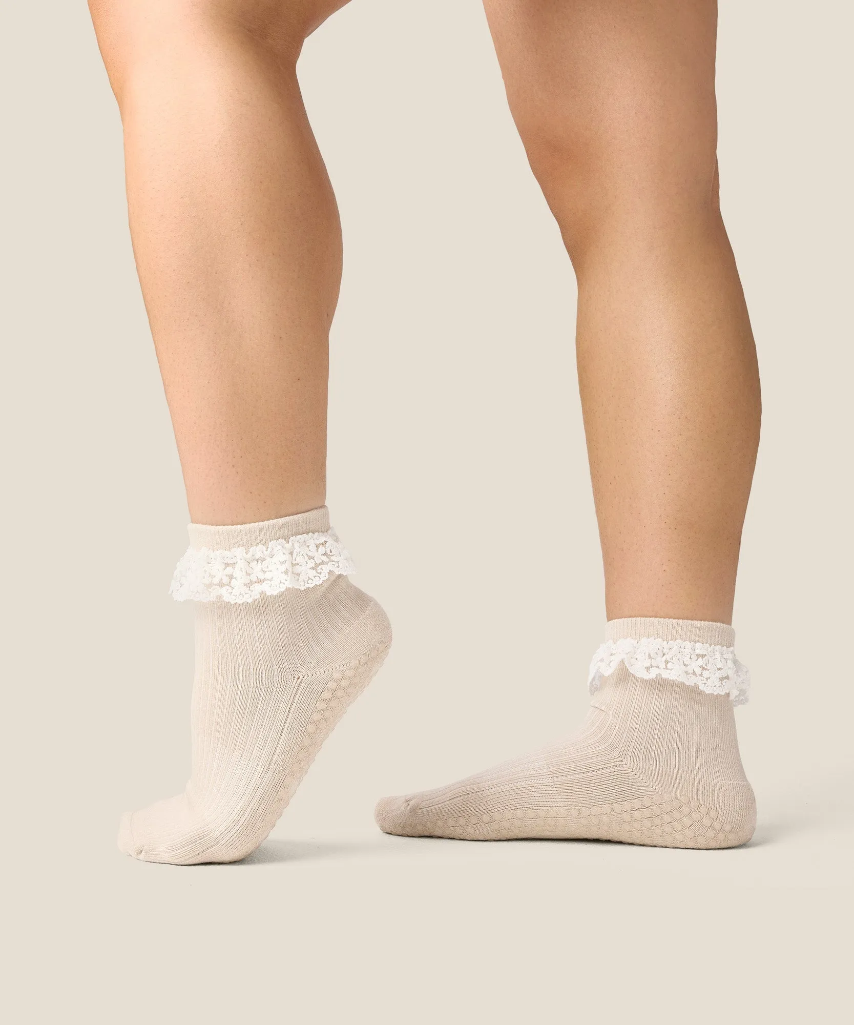 Quarter Crew Grip Socks - Lovers Lace sold by MoveActive