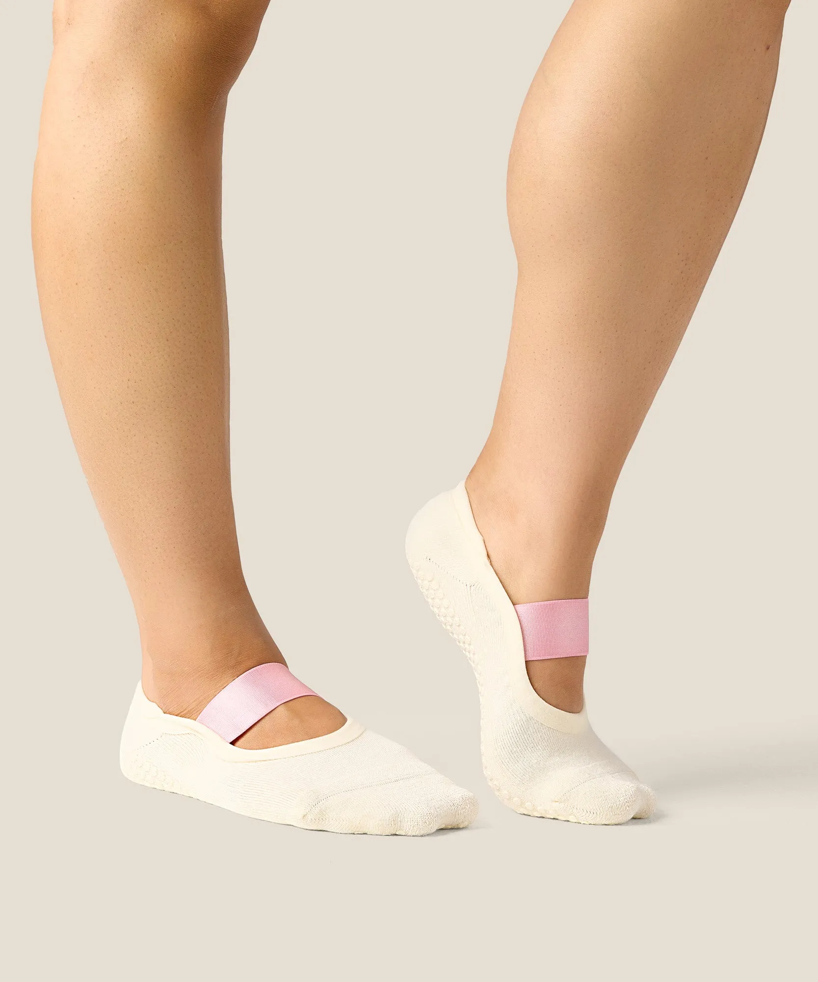 Ballet Grip Socks - Satin Sandy sold by MoveActive