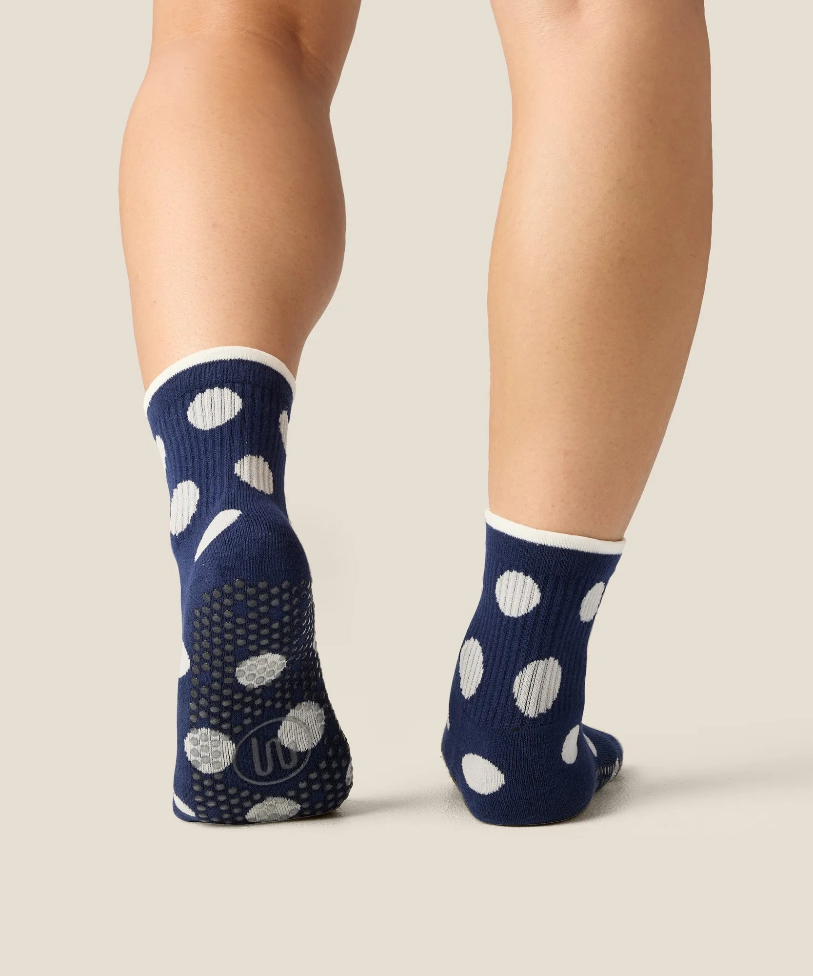 Crew Grip Socks - Polka Dot Navy sold by MoveActive product image thumbnail 2