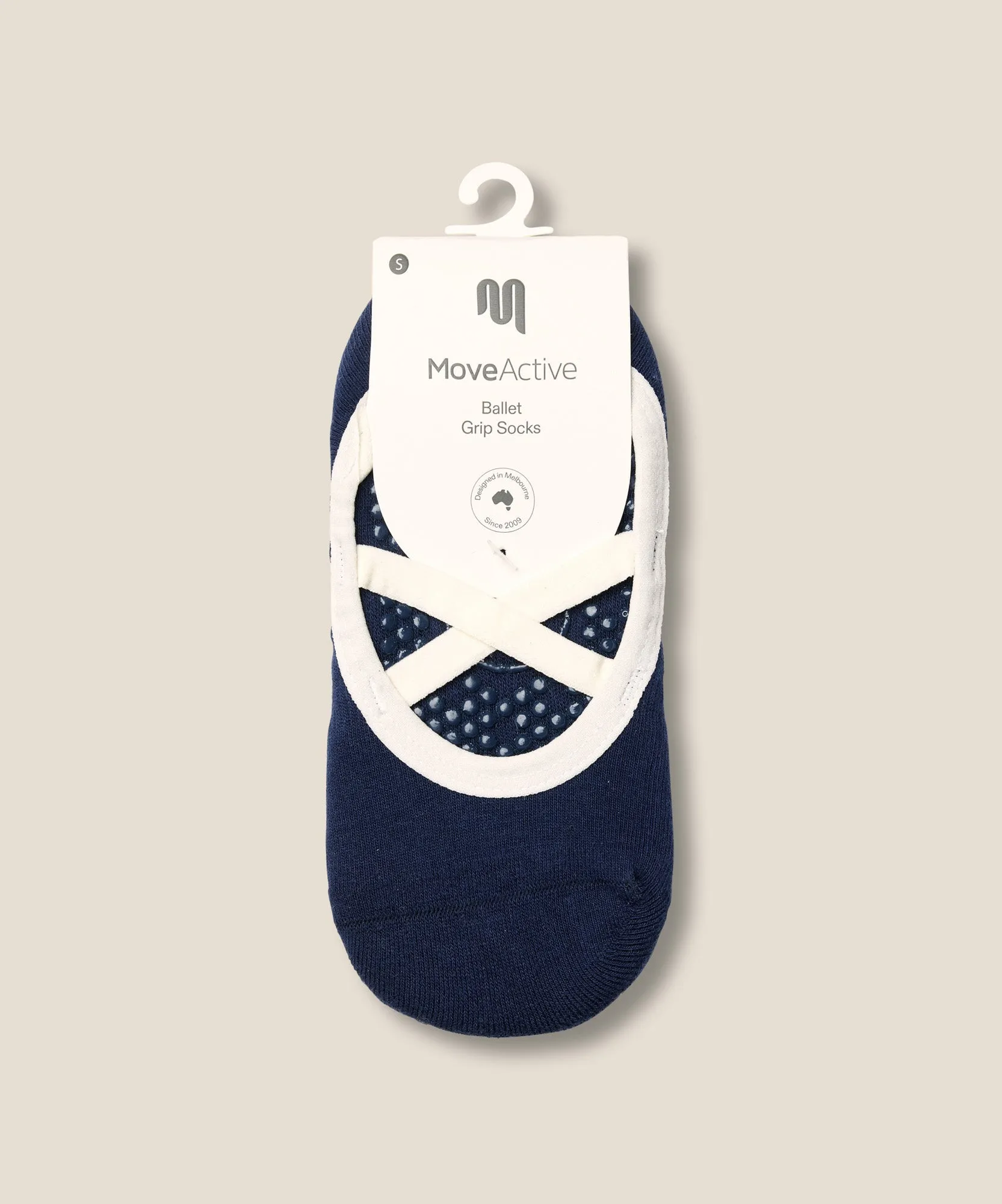 Ballet Grip Socks - Cross Navy sold by MoveActive product image thumbnail 5