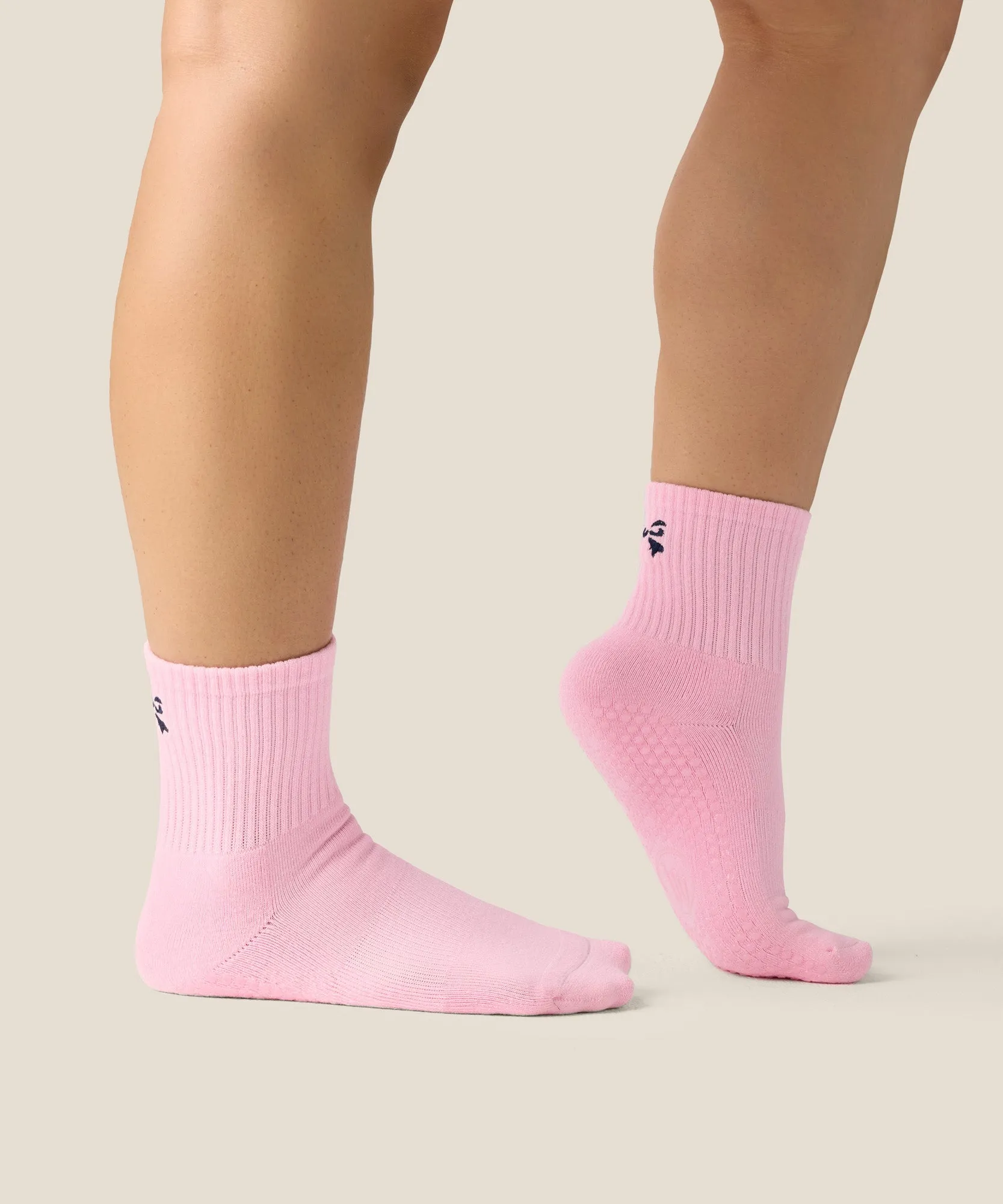 Crew Grip Socks - Darling Bow Pink sold by MoveActive product image thumbnail 2