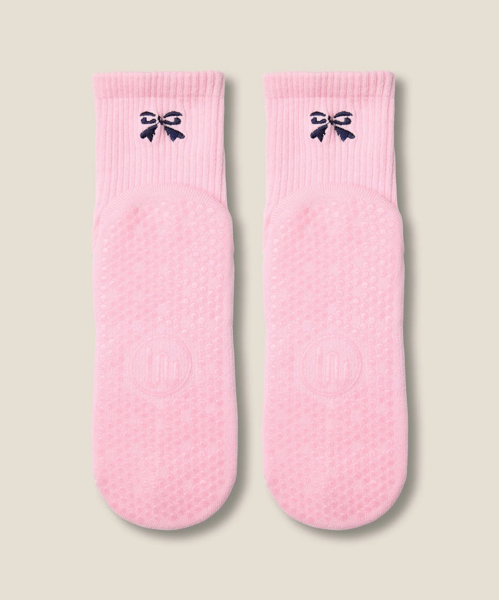 Crew Grip Socks - Darling Bow Pink sold by MoveActive product image thumbnail 5