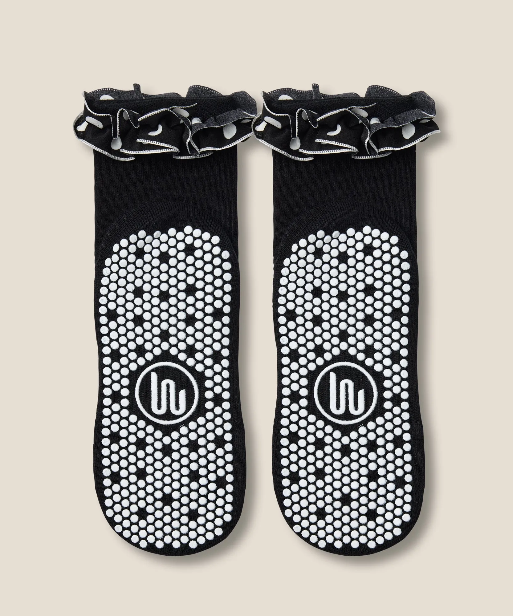 Crew Grip Socks - Ruffle Noir sold by MoveActive product image thumbnail 4