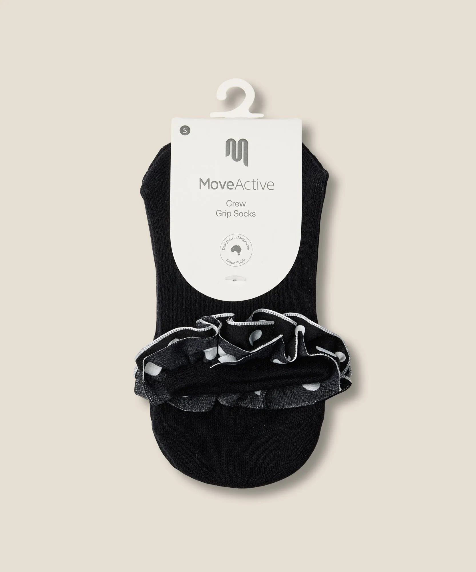 Crew Grip Socks - Ruffle Noir sold by MoveActive product image thumbnail 5