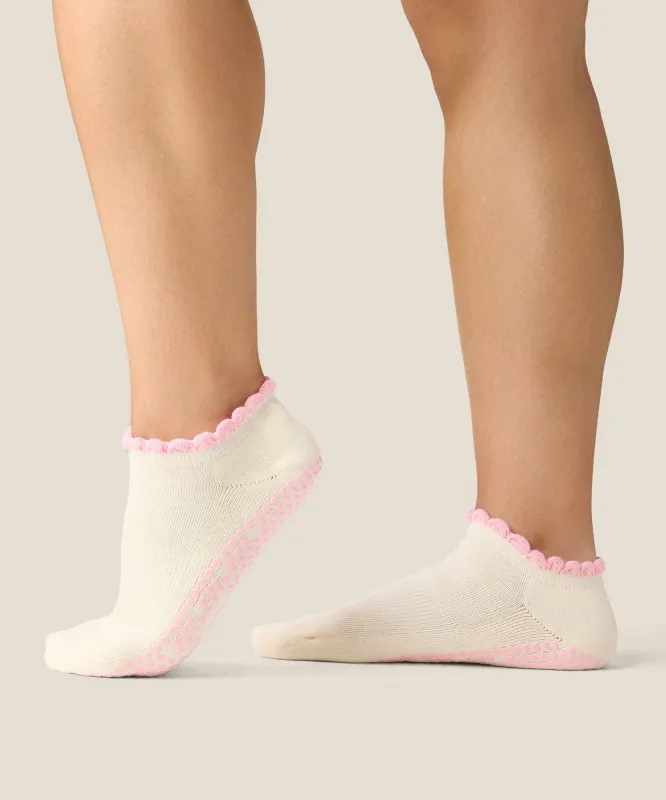 Low Rise Grip Socks - Sandy Frill made by MoveActive