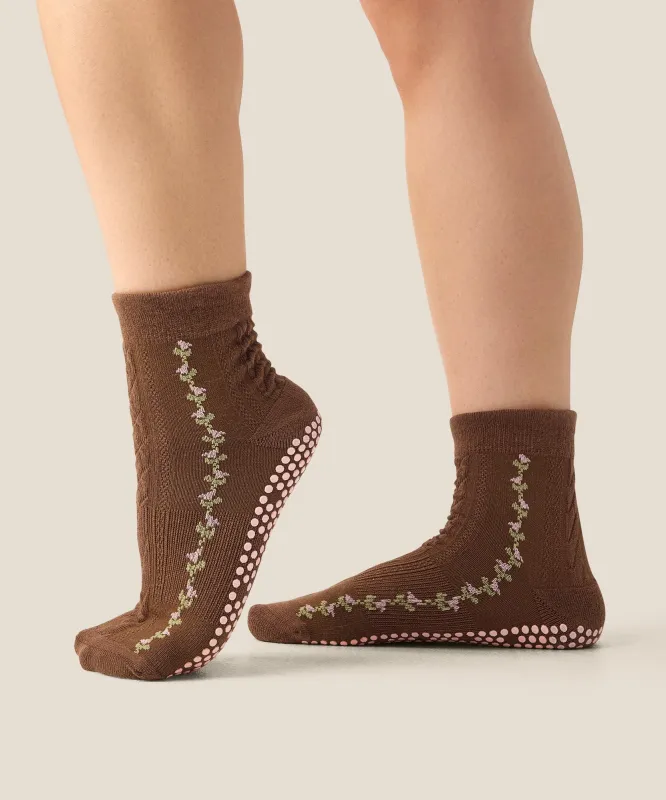 Crew Grip Socks - Vine Bark made by MoveActive