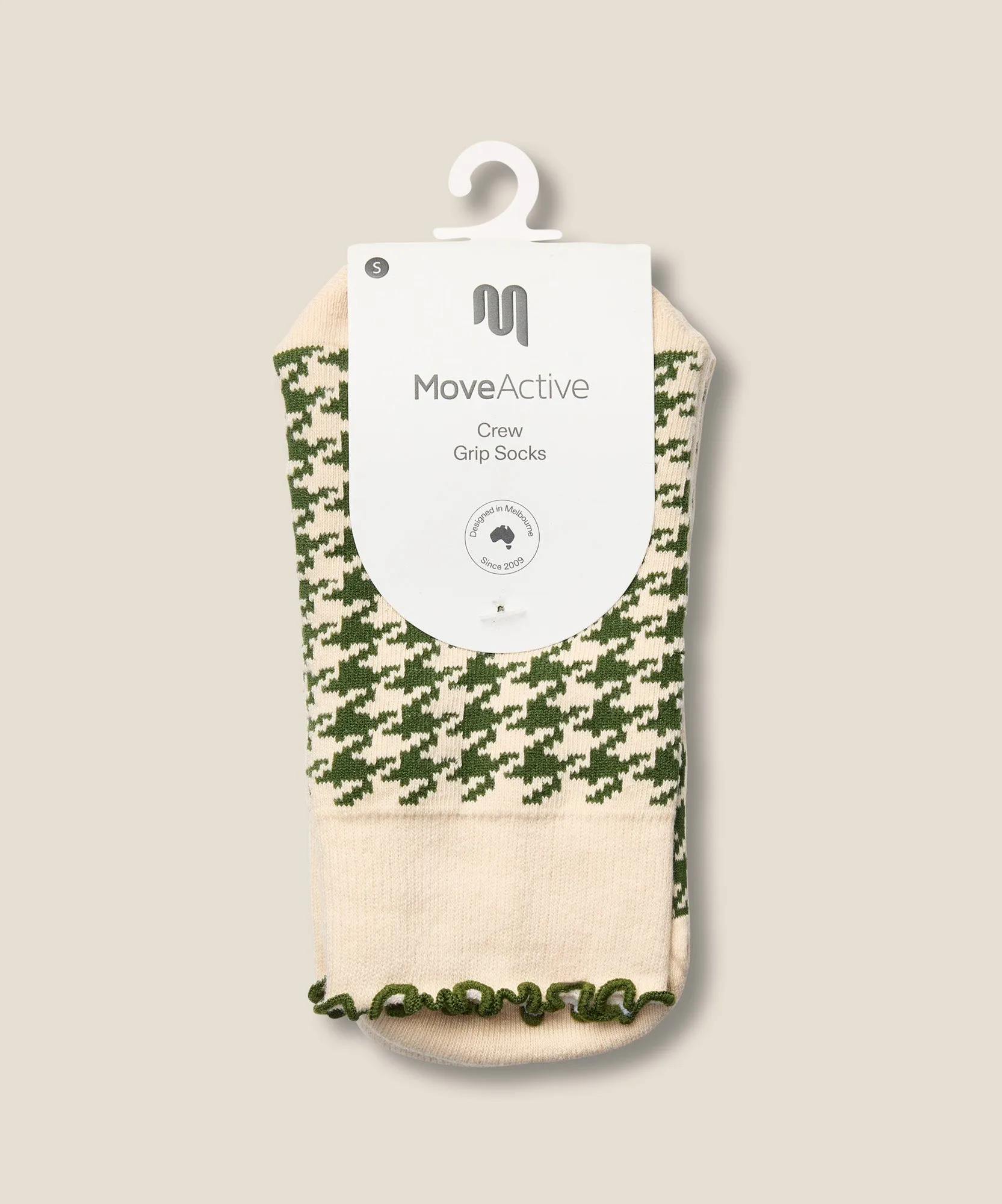 Crew Grip Socks - Houndstooth Pine sold by MoveActive product image thumbnail 5