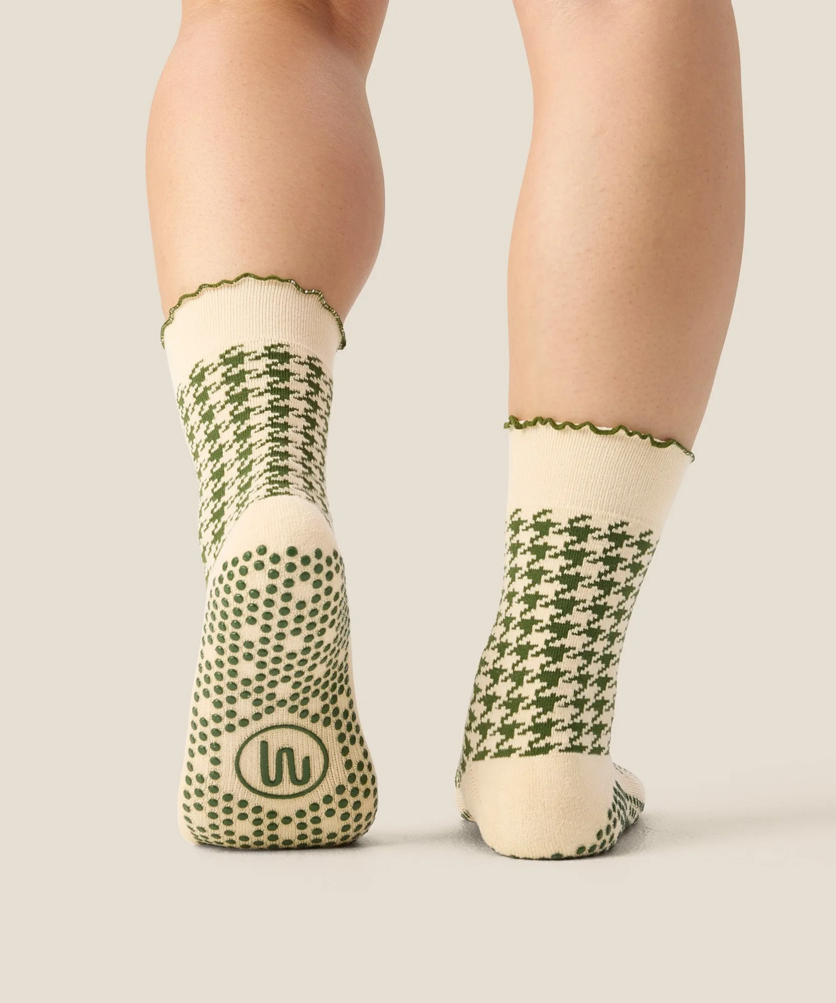 Crew Grip Socks - Houndstooth Pine sold by MoveActive product image thumbnail 3