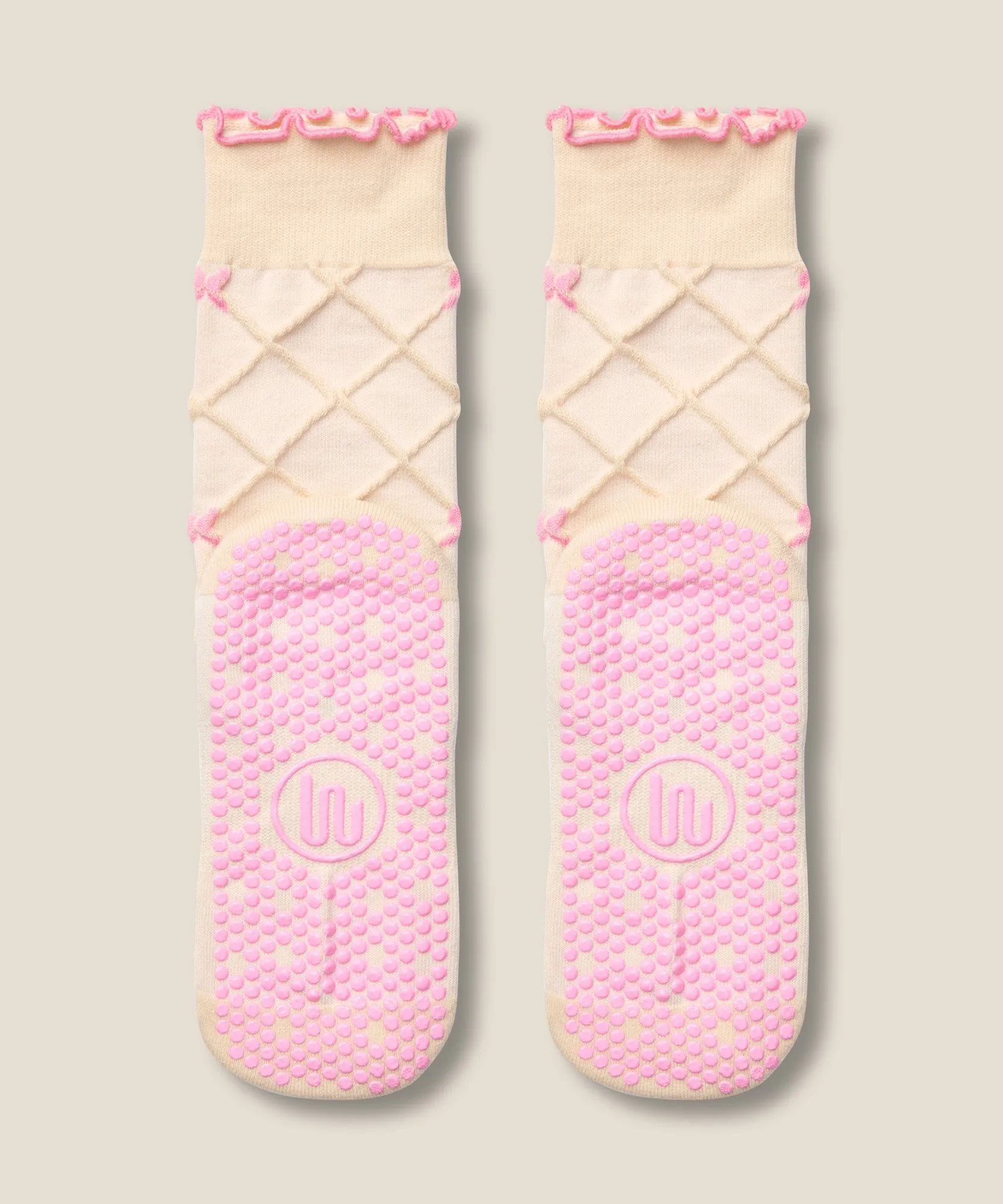 Crew Grip Socks - Lattice Oat sold by MoveActive product image thumbnail 4
