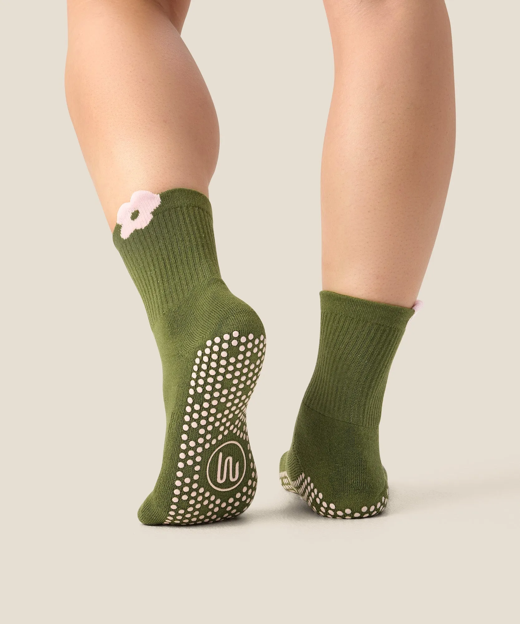 Crew Grip Socks - Flower Patch Pine sold by MoveActive product image thumbnail 2