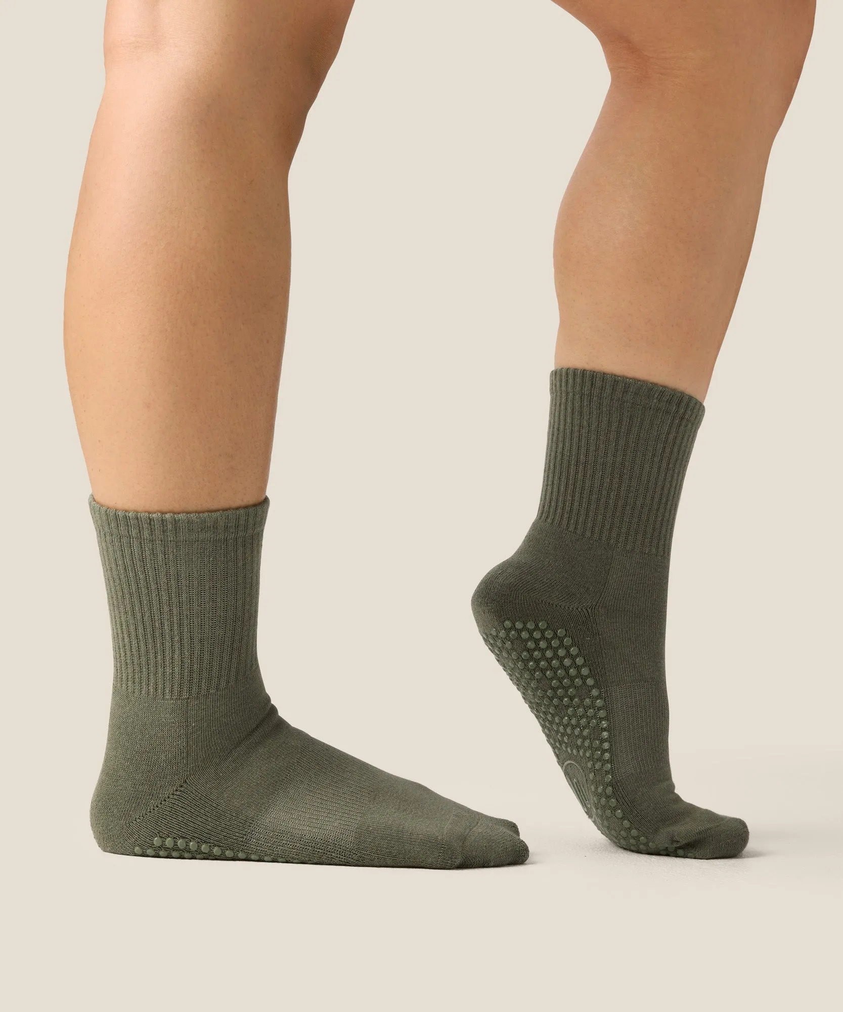 Crew Grip Socks - Khaki sold by MoveActive product image thumbnail 3