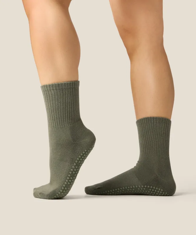 Crew Grip Socks - Khaki made by MoveActive