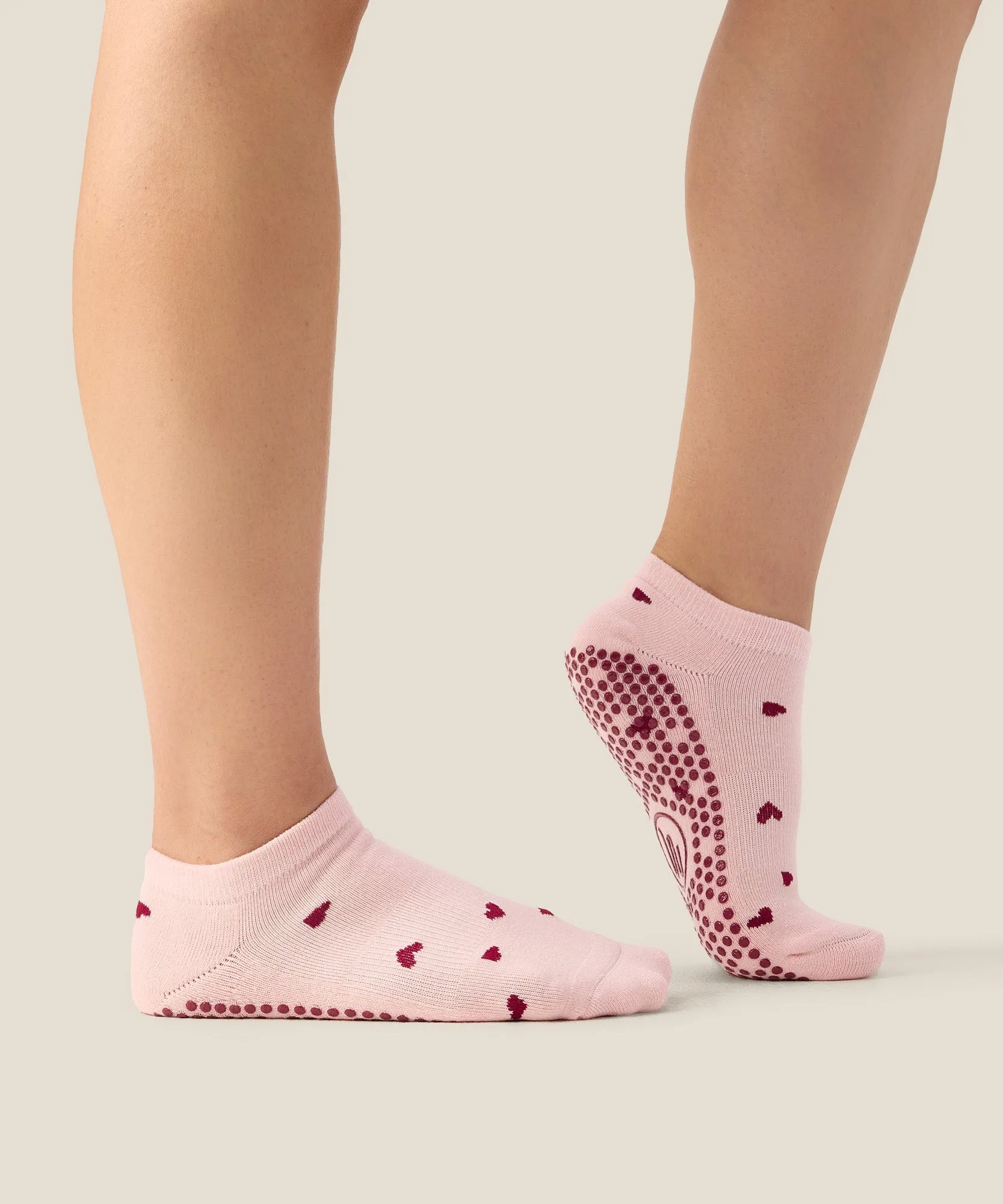 Low Rise Grip Socks - Love Me Pink sold by MoveActive product image thumbnail 3