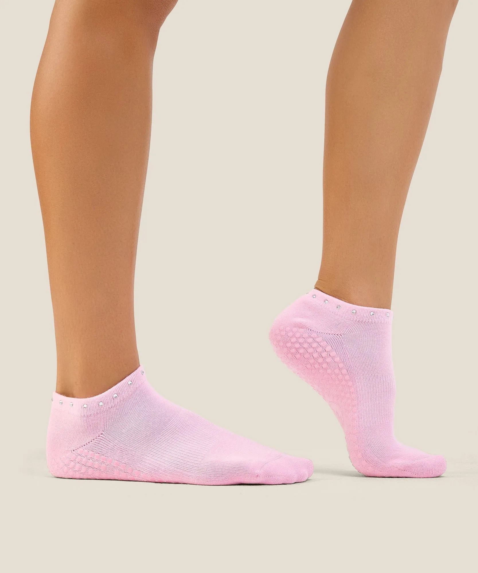 Low Rise Grip Socks - Gem Pink sold by MoveActive product image thumbnail 3