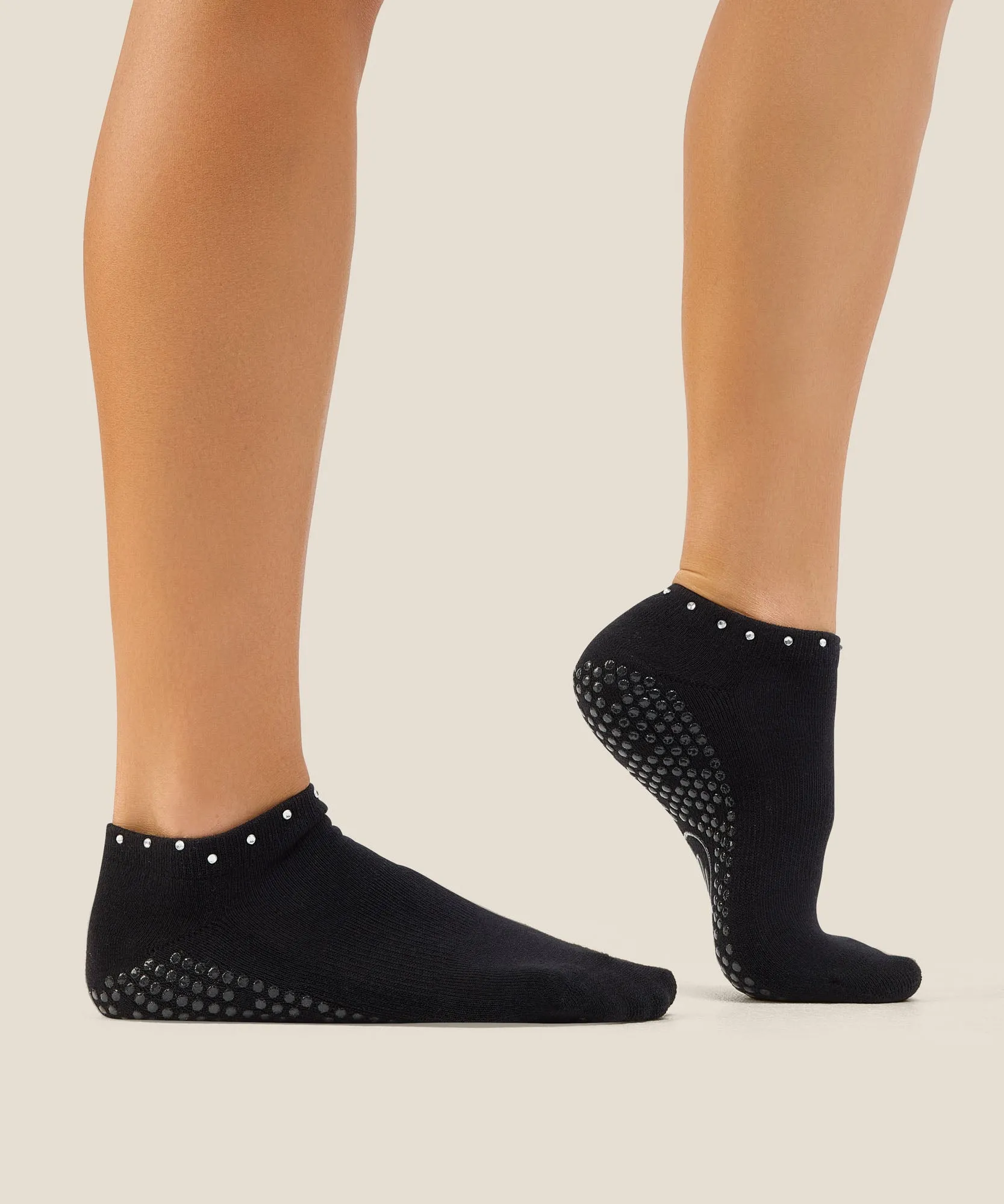 Low Rise Grip Socks - Gem Black sold by MoveActive product image thumbnail 3