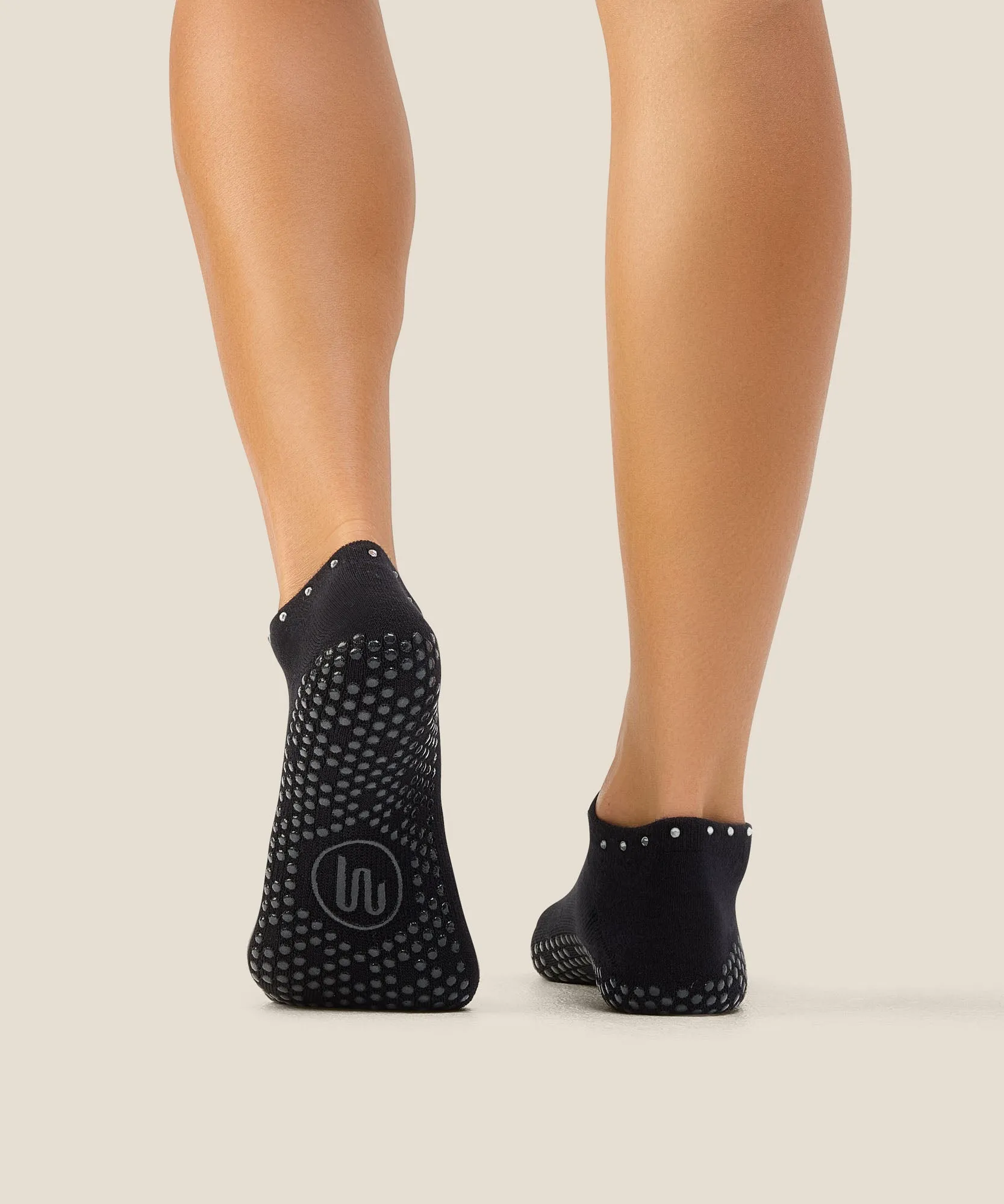 Low Rise Grip Socks - Gem Black sold by MoveActive product image thumbnail 2
