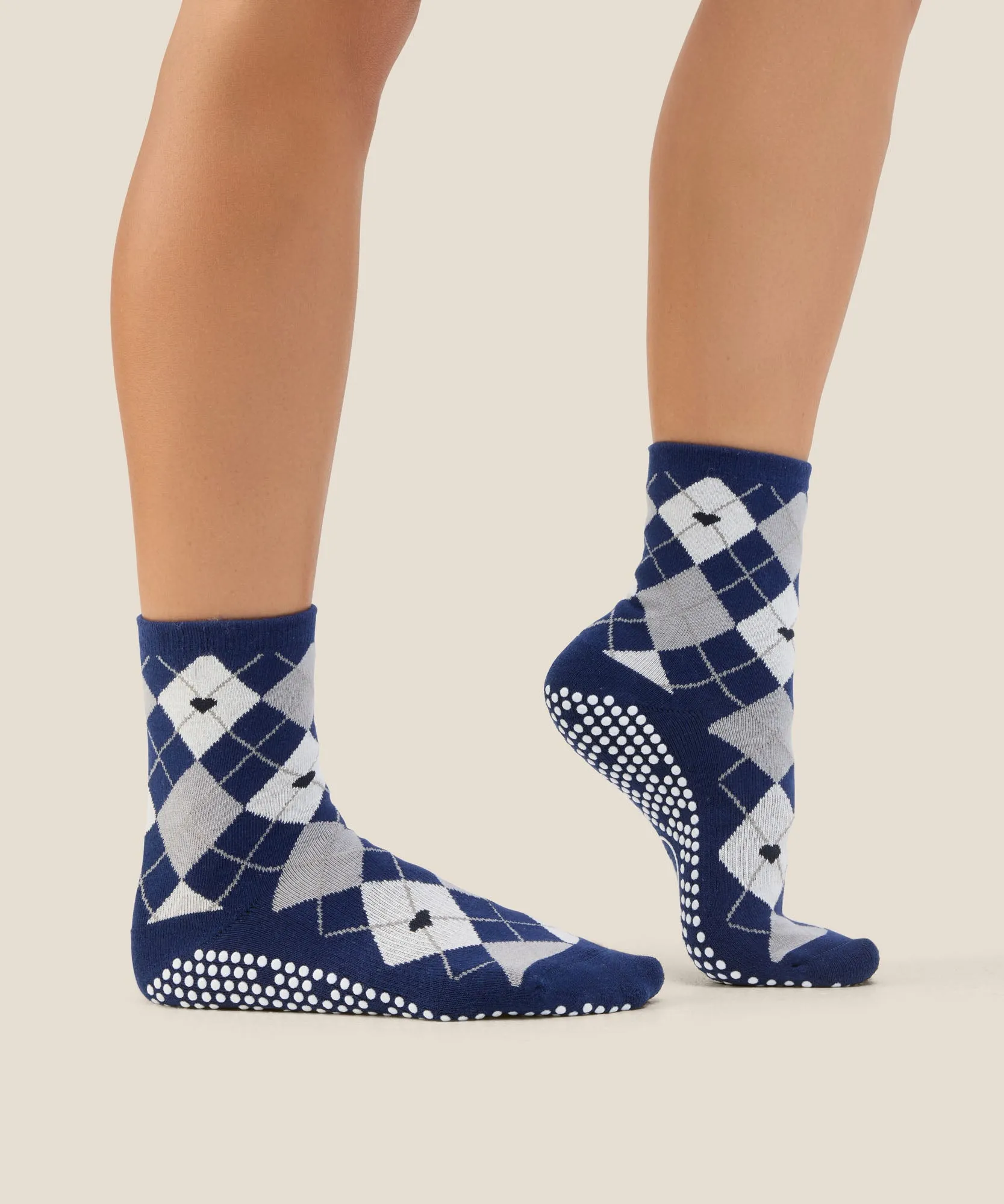 Crew Grip Socks - Argyle Navy sold by MoveActive product image thumbnail 4
