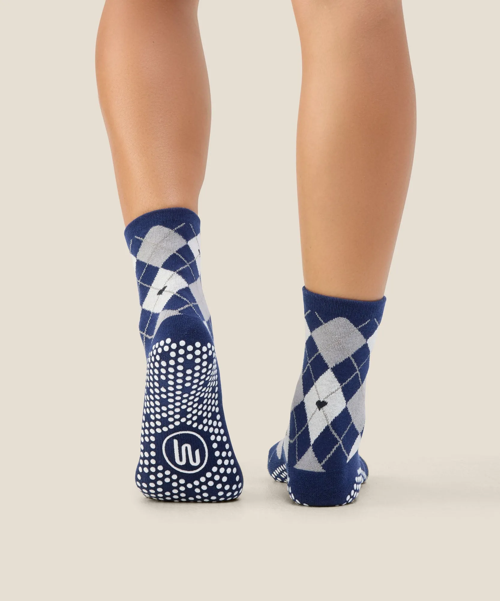 Crew Grip Socks - Argyle Navy sold by MoveActive product image thumbnail 3