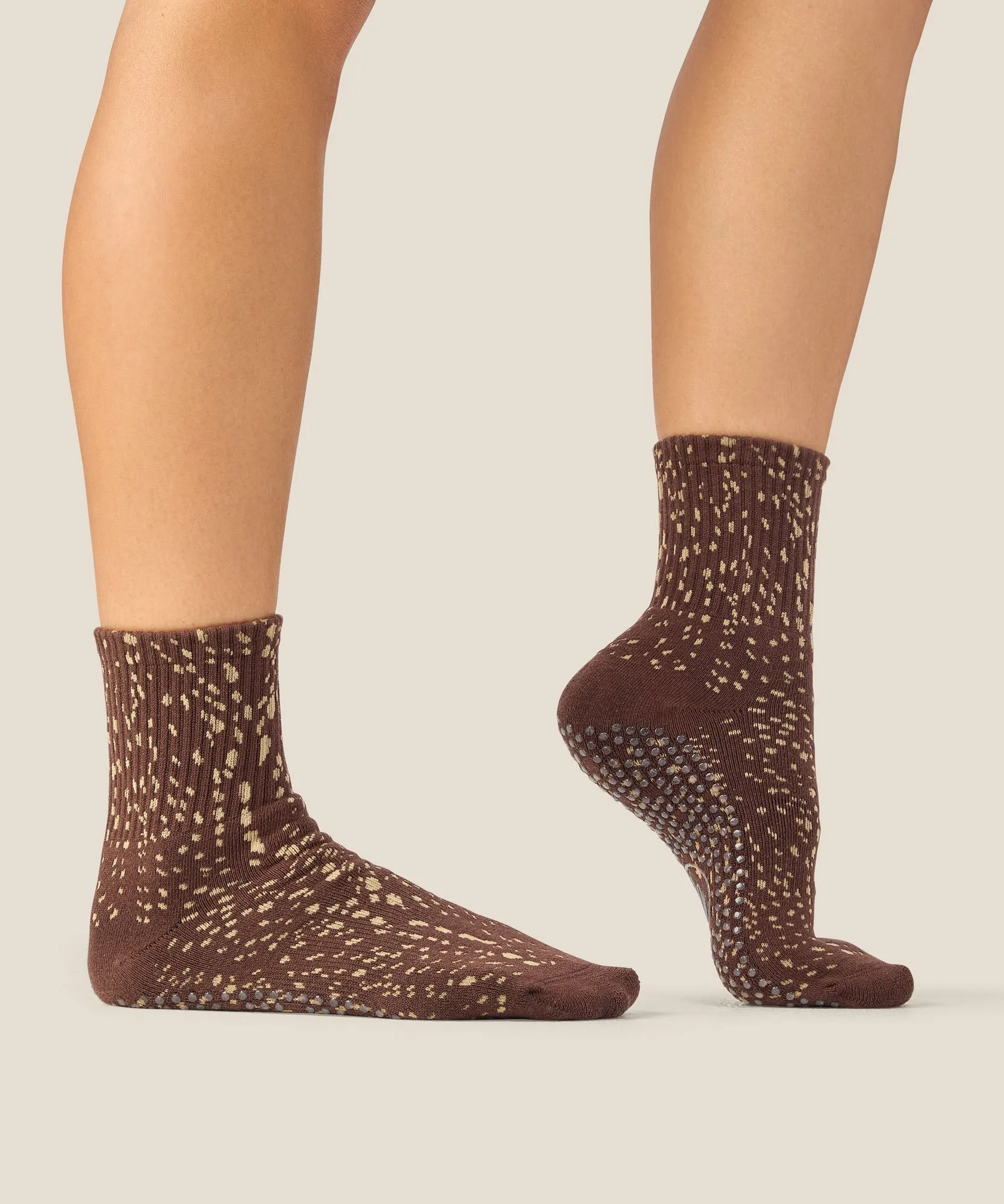 Crew Grip Socks - Fawn Espresso sold by MoveActive product image thumbnail 3