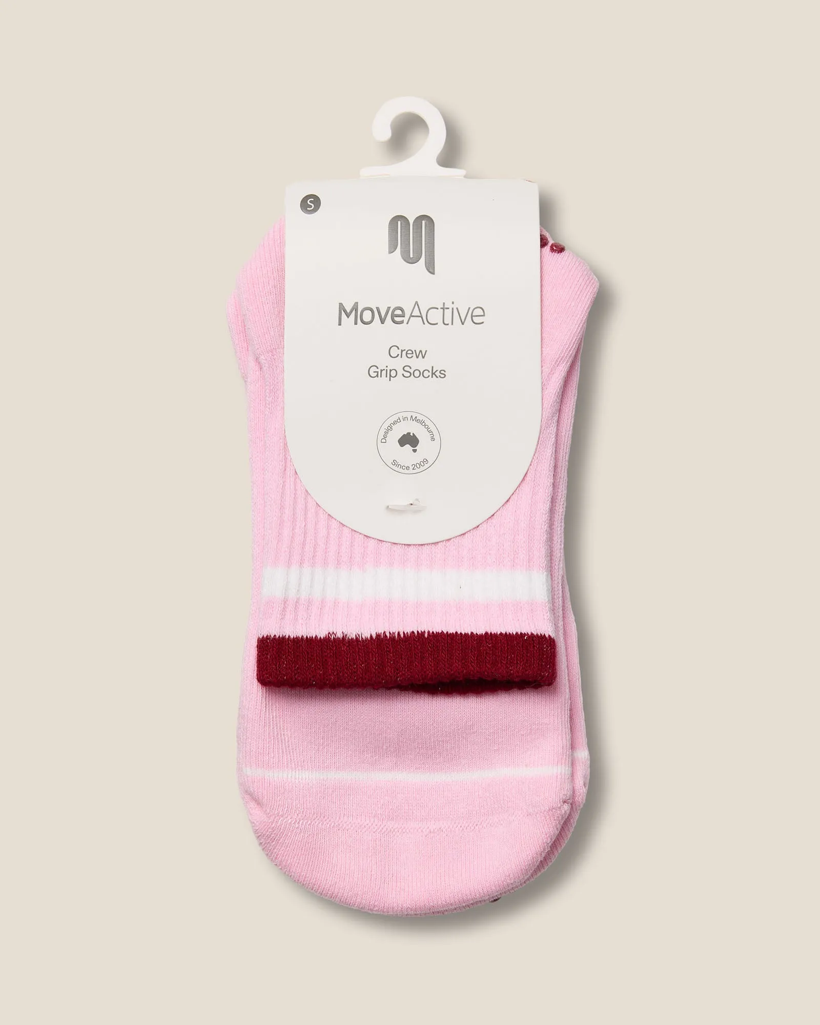 Crew Grip Socks - Track Pink sold by MoveActive product image thumbnail 4