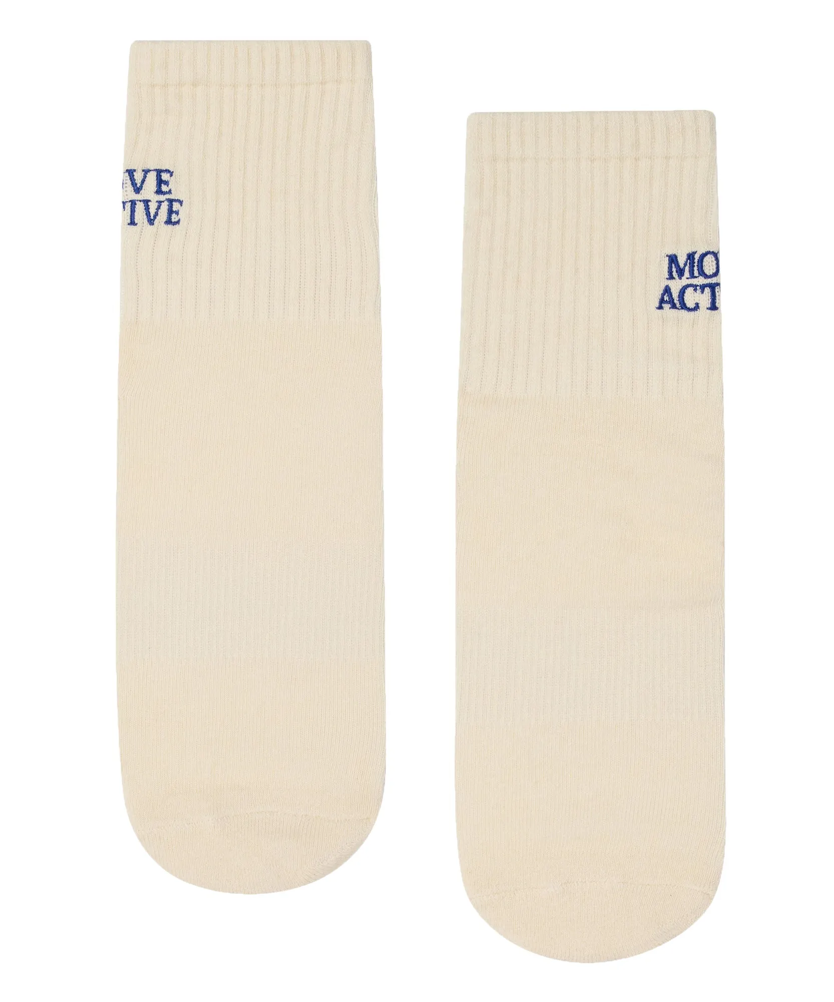 Crew Non Slip Grip Socks - Signature Vanilla sold by MoveActive