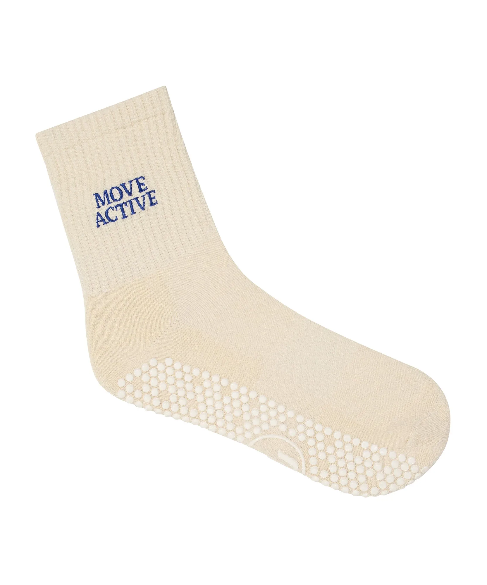 Crew Non Slip Grip Socks - Signature Vanilla sold by MoveActive product image thumbnail 3