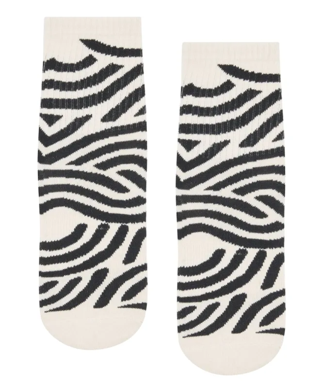 Crew Non Slip Grip Socks - Monochrome Swirl sold by MoveActive