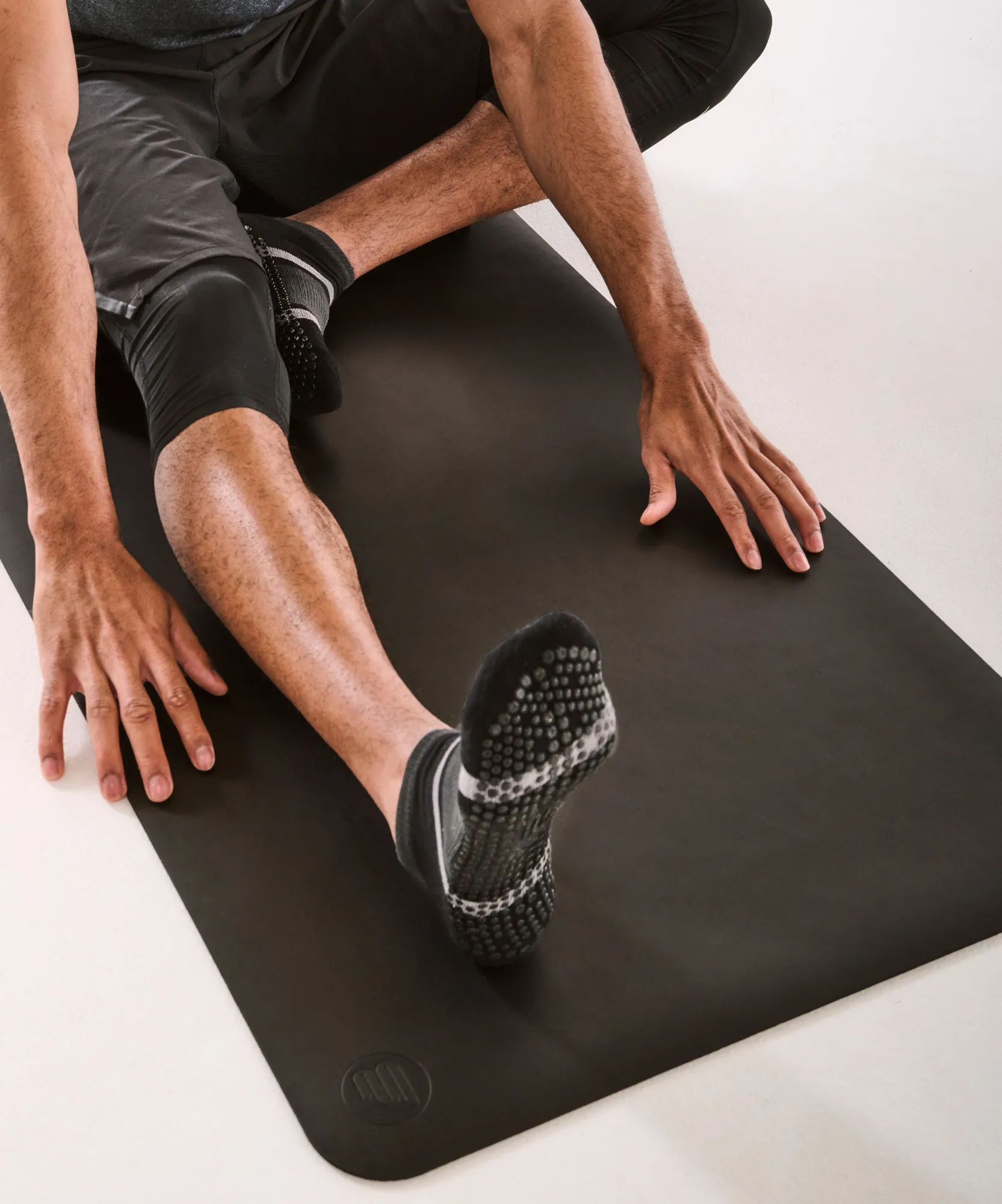 Men's Classic Low Rise Grip Socks - Grey Days sold by MoveActive product image thumbnail 2