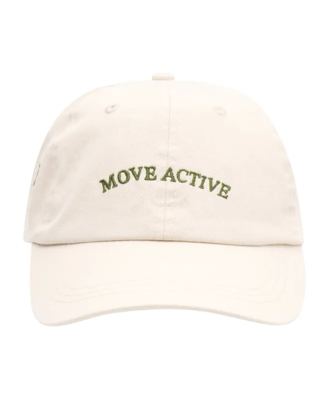 Embroidered Cap - Ivory sold by MoveActive