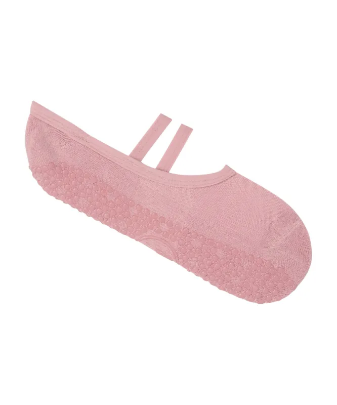 Ballet Non Slip Grip Socks - Mauve sold by MoveActive